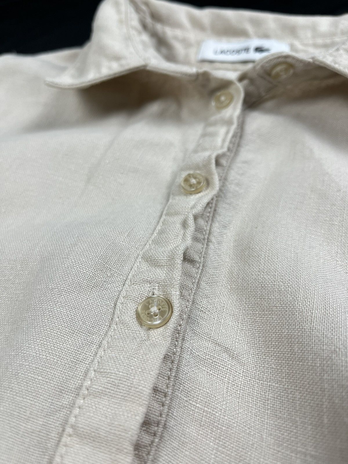 Lacoste 🐊LACOSTE midi dress 100% lin leinen basic style Size XS / US 0-2 / IT 36-38 - 8 Thumbnail