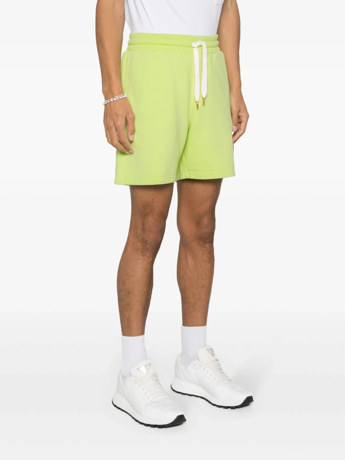 Casablanca o1mle0326 Embroidered Sweatshort Afro Cubsim Tennis Club Size US 28 / EU 44 - 3 Thumbnail