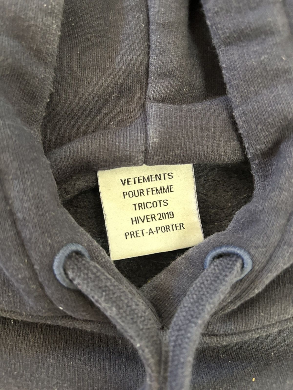 VTMNTS × Vetements Vetements “I Don’t Care” Pullover Hoodie Size US XS / EU 42 / 0 - 4 Thumbnail