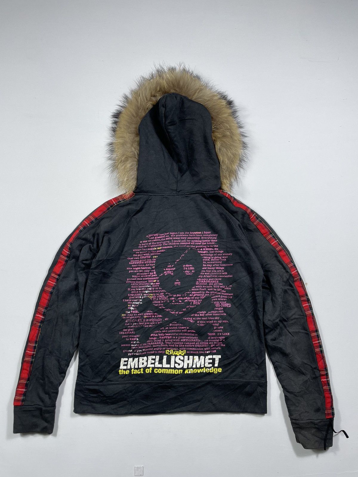 If Six Was Nine × Japanese Brand × Le Grande Bleu (L.G.B.) GOTHIC FUR ZIP HOODIE JACKET IFSIX LGB STYLE Size US S / EU 44-46 / 1 - 2 Thumbnail