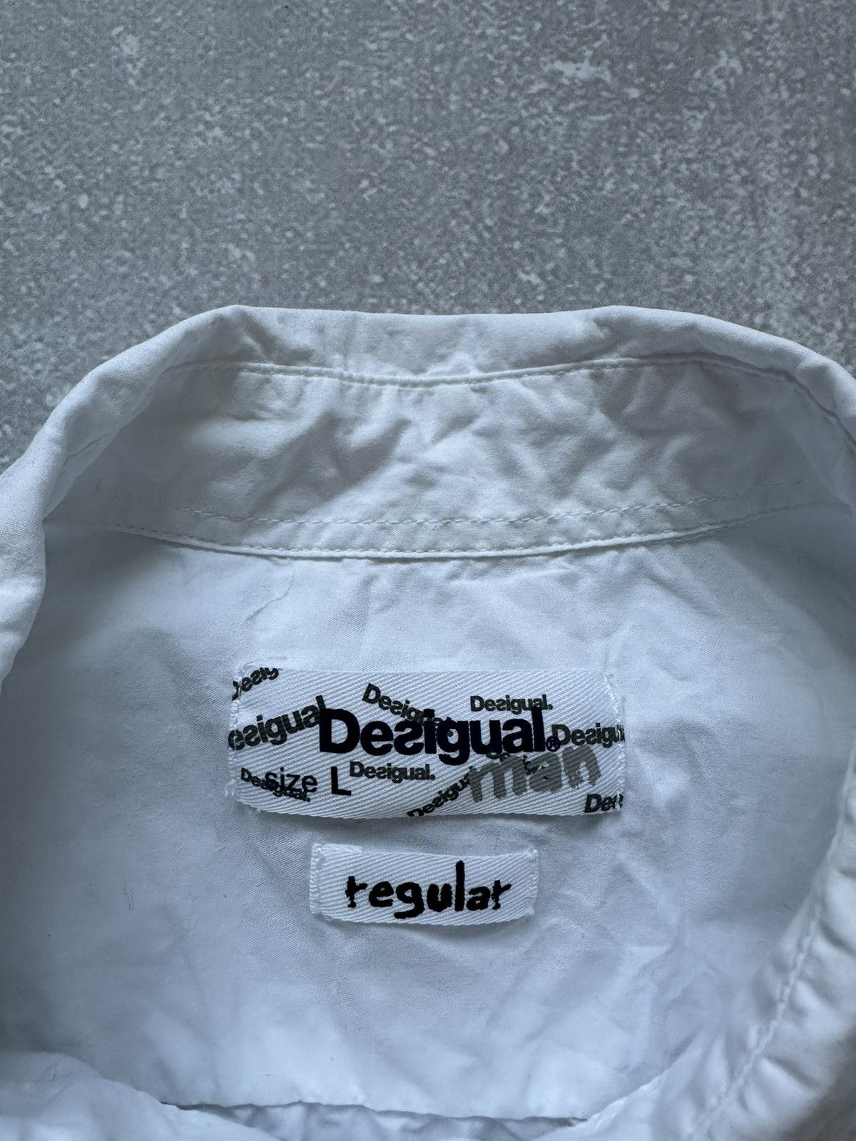 Desigual desigual men long sleeve shirts L White Crazy Size US L / EU 52-54 / 3 - 5 Thumbnail