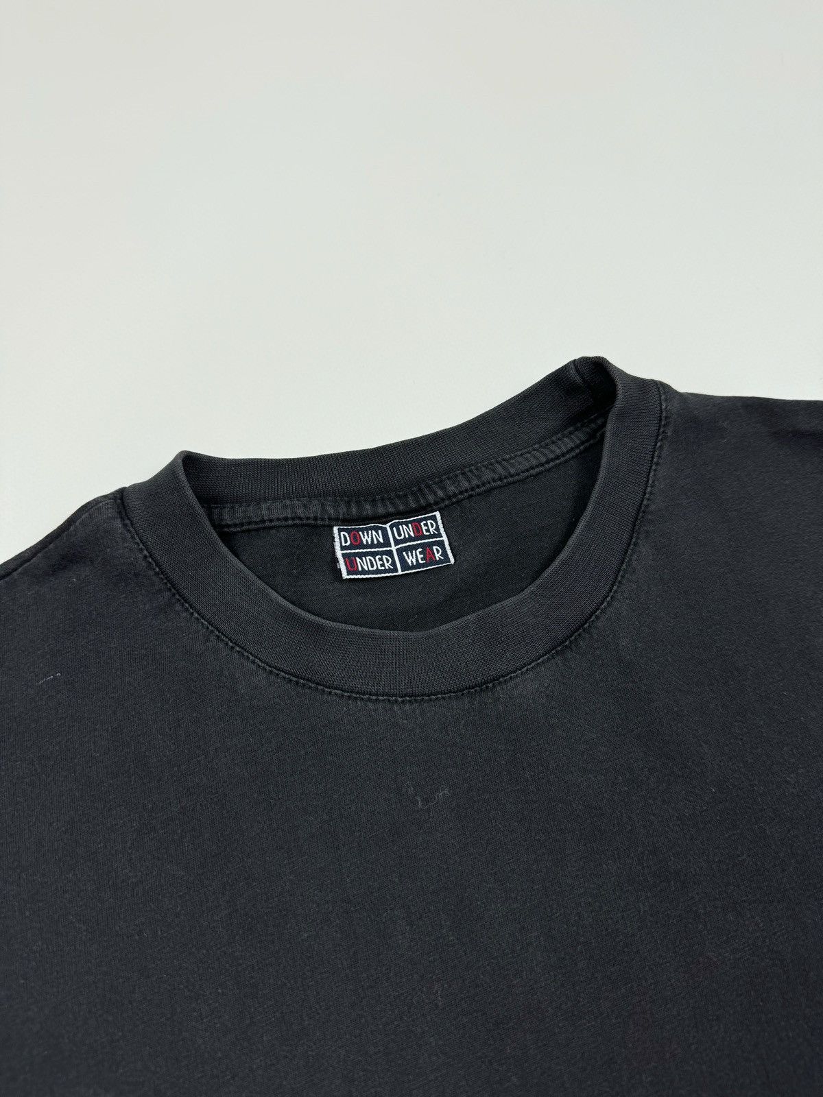 Vintage Y2K Vintage Faded Black Basic T-Shirt Size US L / EU 52-54 / 3 - 3 Thumbnail