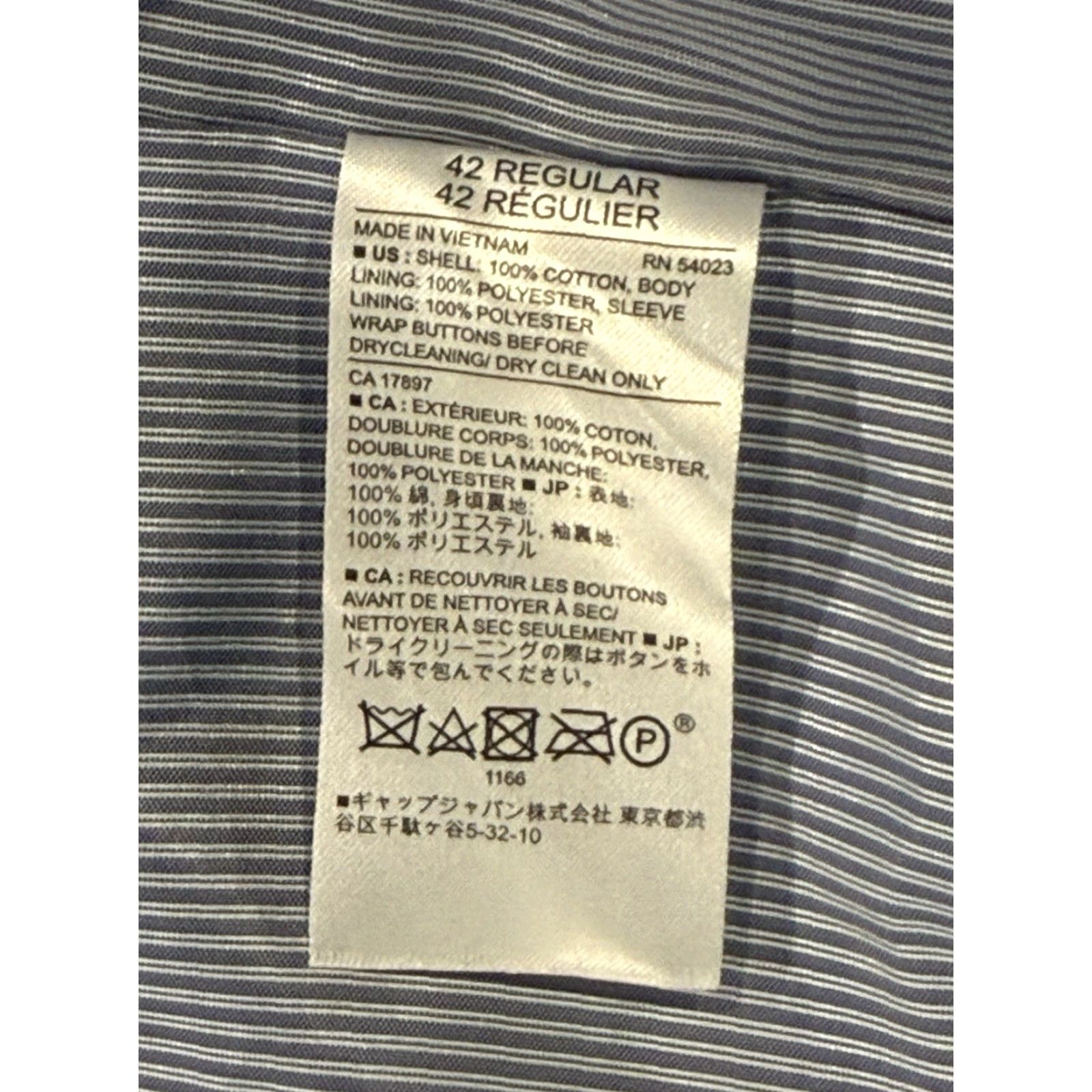 Banana Republic BANANA REPUBLIC Blazer Mens Size 42R Slim Fit Casual Jacket Suit Sport Coat Size 42R - 8 Thumbnail