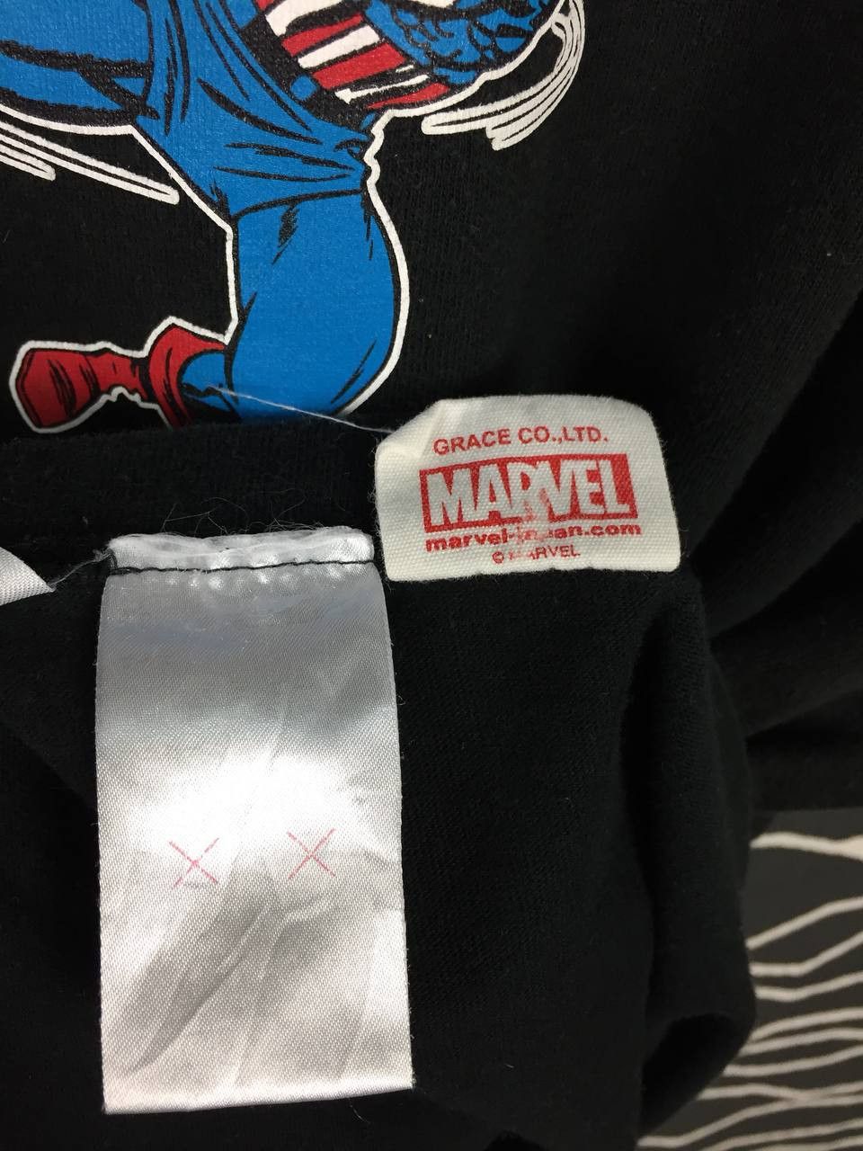 Marvel Comics × Thrasher Distressed Thrasher Magazine X Marvel Captain America Tee Size US S / EU 44-46 / 1 - 15 Thumbnail