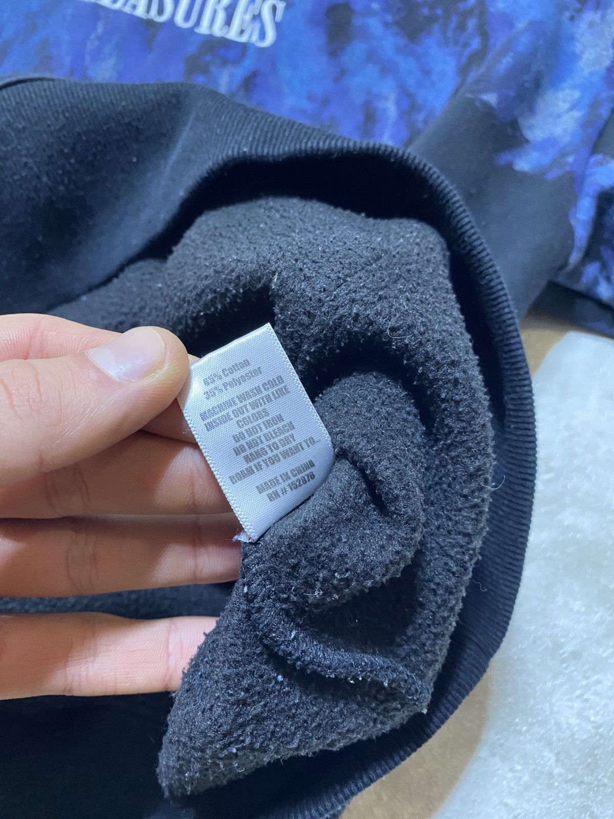 Pleasures PLEASURES Black Hoodie Blue Mountain Graphic Print Hype Y2K Size US M / EU 48-50 / 2 - 8 Thumbnail