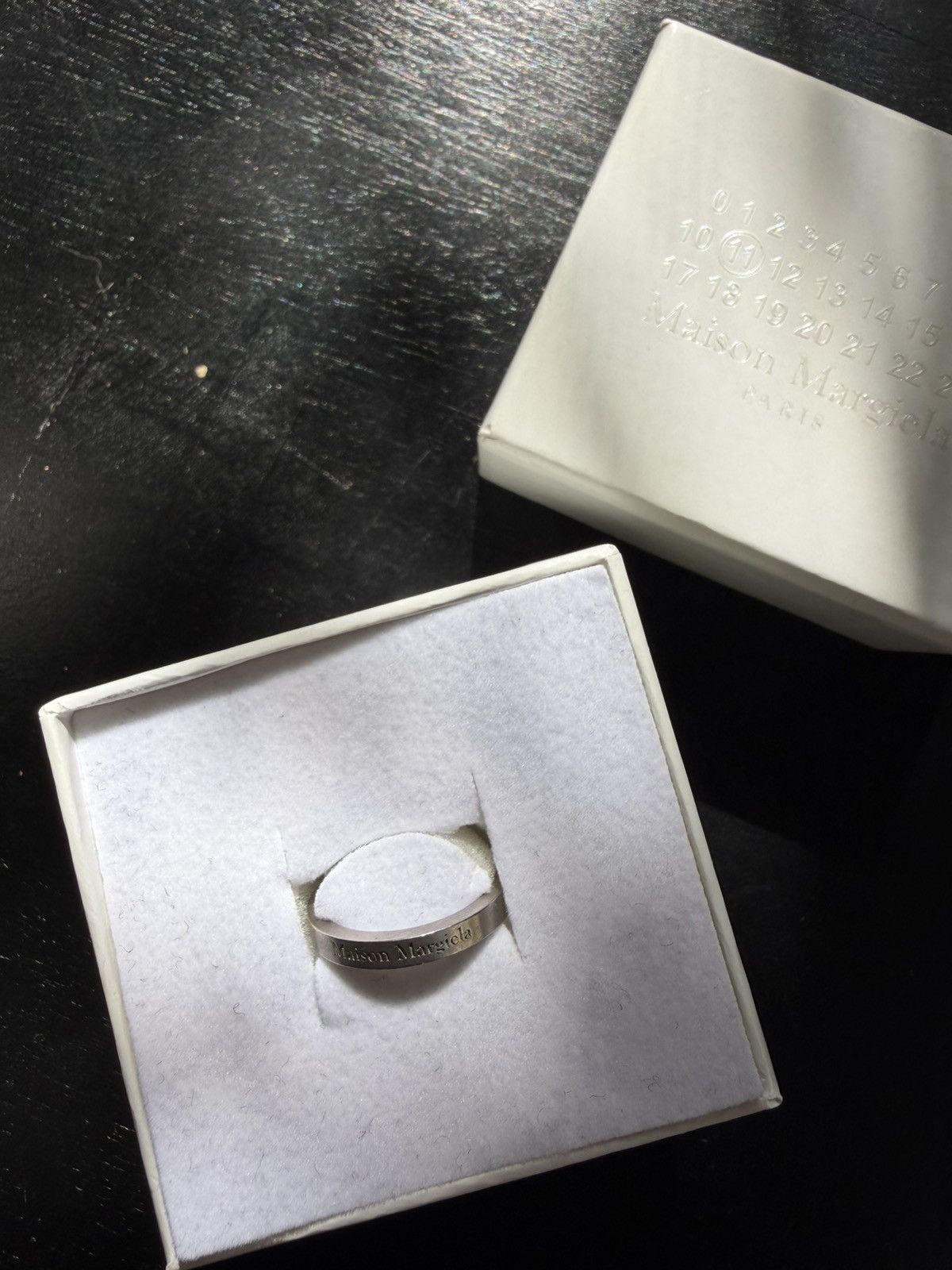 Maison Margiela Maison Margiela 4 Stitch Ring Silver No. 11 | Grailed