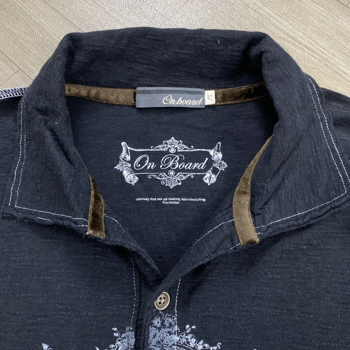Japanese Brand 2000s On Board Beauty Beast Skulls Cross Lgb Y2K Long Sleeve Size US L / EU 52-54 / 3 - 8 Thumbnail