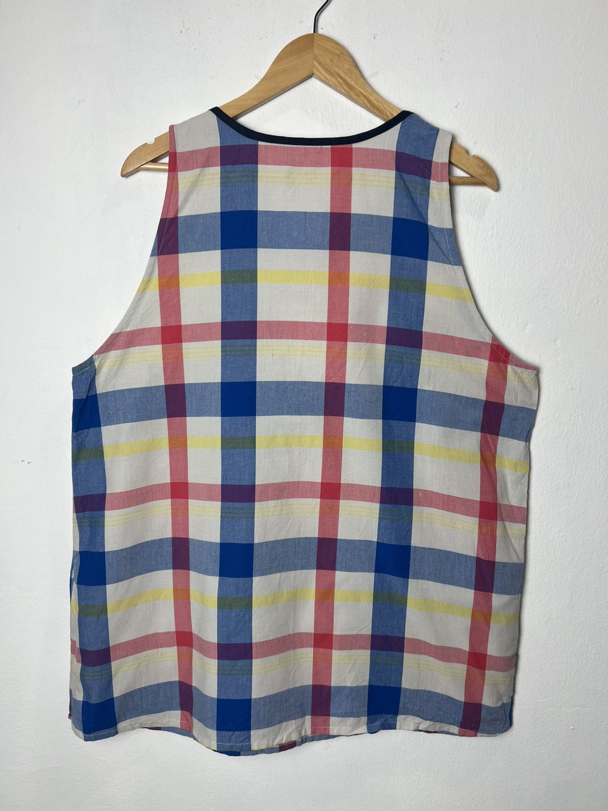 Disney Disney Mickey Mouse Character Apron Plaid Size ONE SIZE - 5 Thumbnail