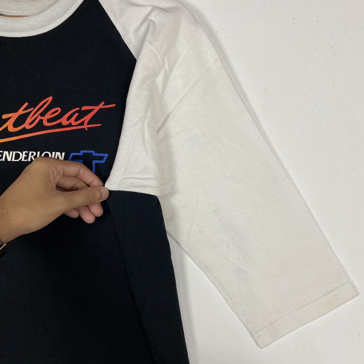 Tenderloin THE HEARTBEAT OF TENDERLOIN RAGLAN TEE MADE IN JAPAN Size US L / EU 52-54 / 3 - 4 Thumbnail