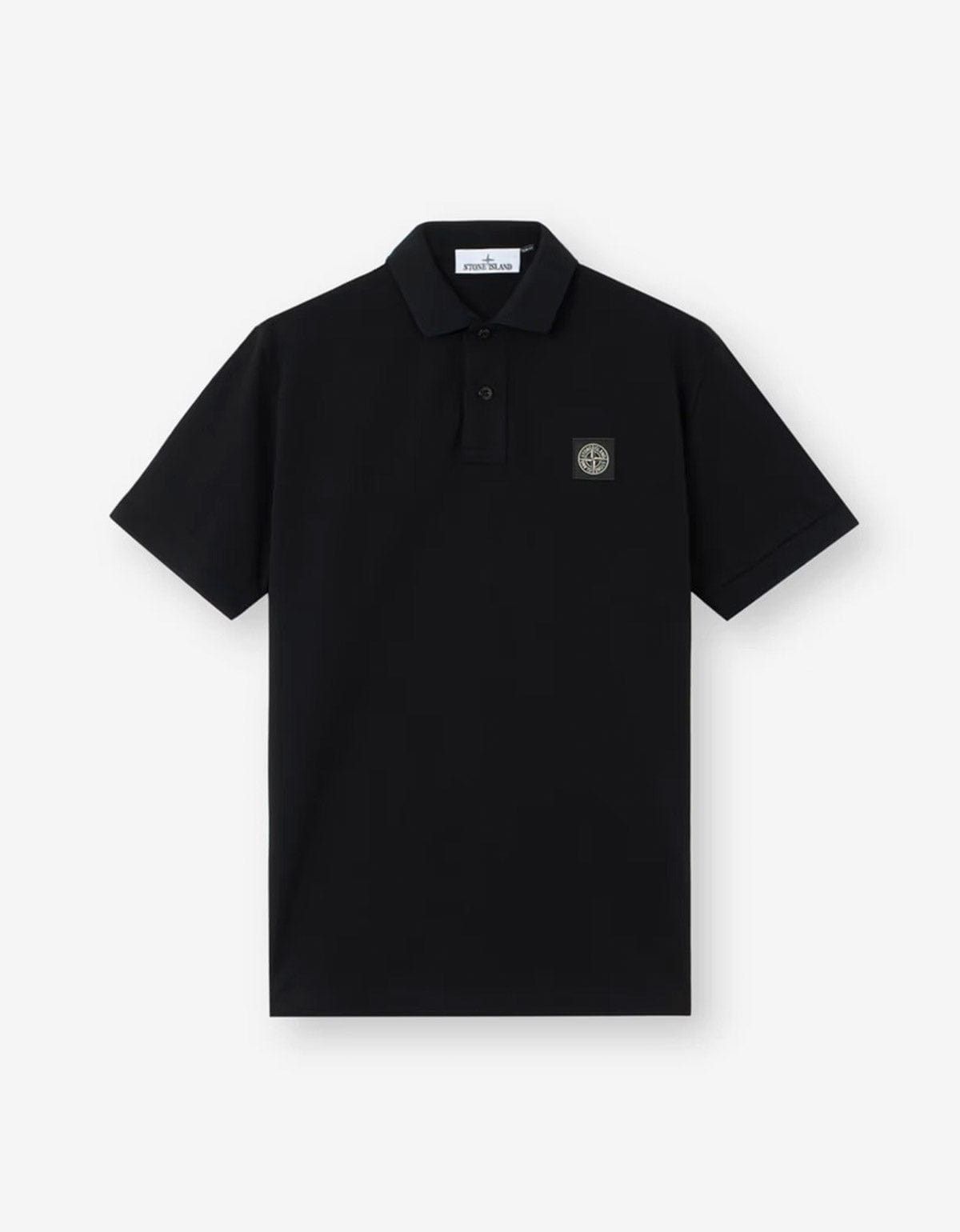 Stone Island Stone Island Black Compass Polo Shirt Size US XL / EU 56 / 4 - 1 Thumbnail