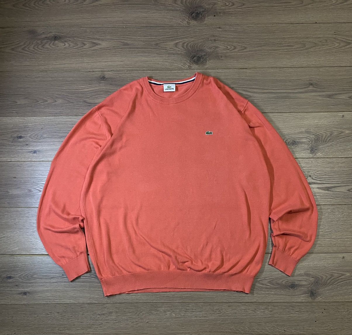 Lacoste × Vintage Vintage Lacoste Logo Sweater Luxury Old Money Size US XXL / EU 58 / 5 - 1 Thumbnail