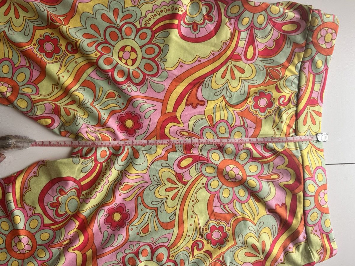 Shein Floral Print Flare Leg Pants Size 27" / US 4 / IT 40 - 5 Thumbnail