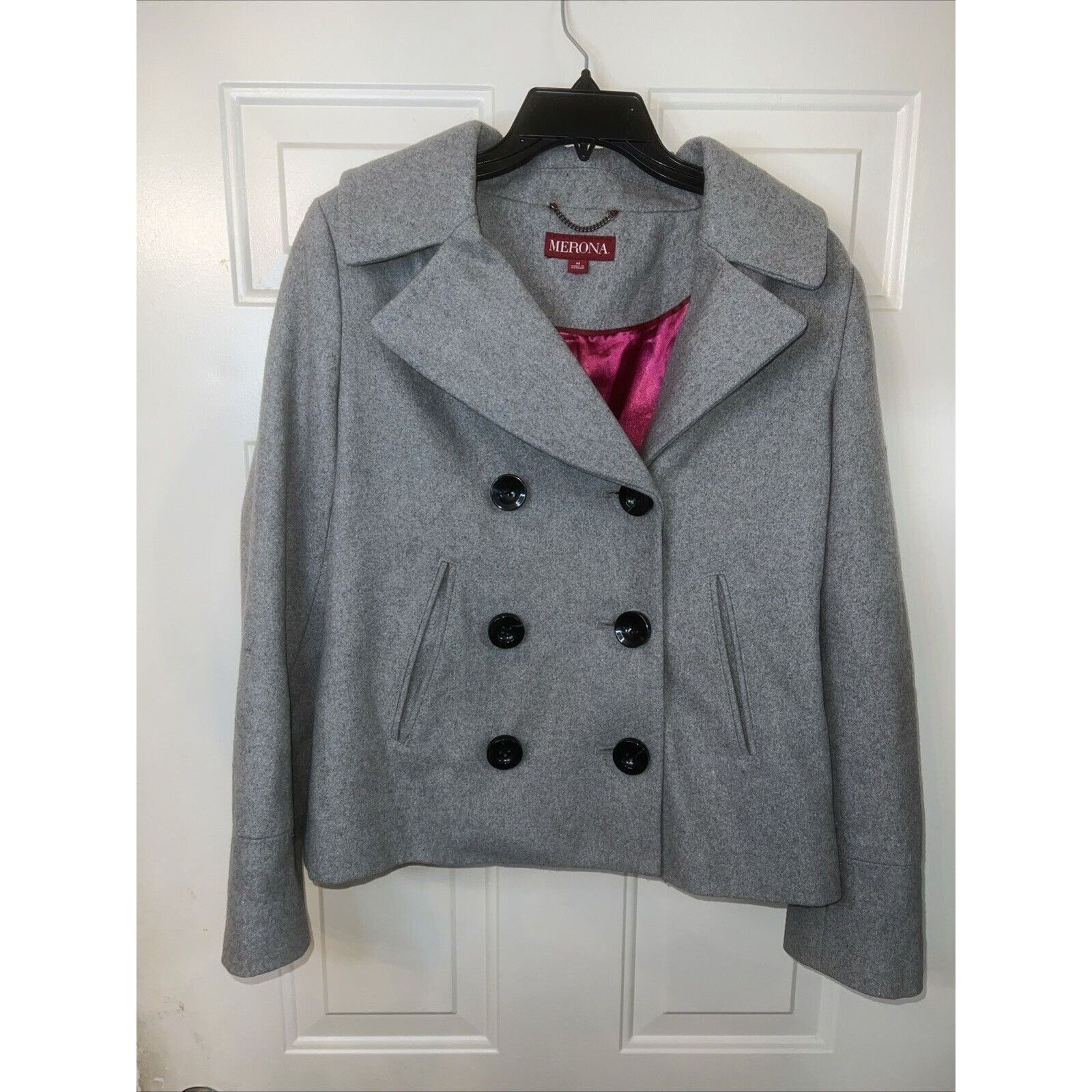 Merona Merona Women’s Jacket Gray Heavy weight Size Medium Blazer M Size M / US 6-8 / IT 42-44 - 1 Thumbnail