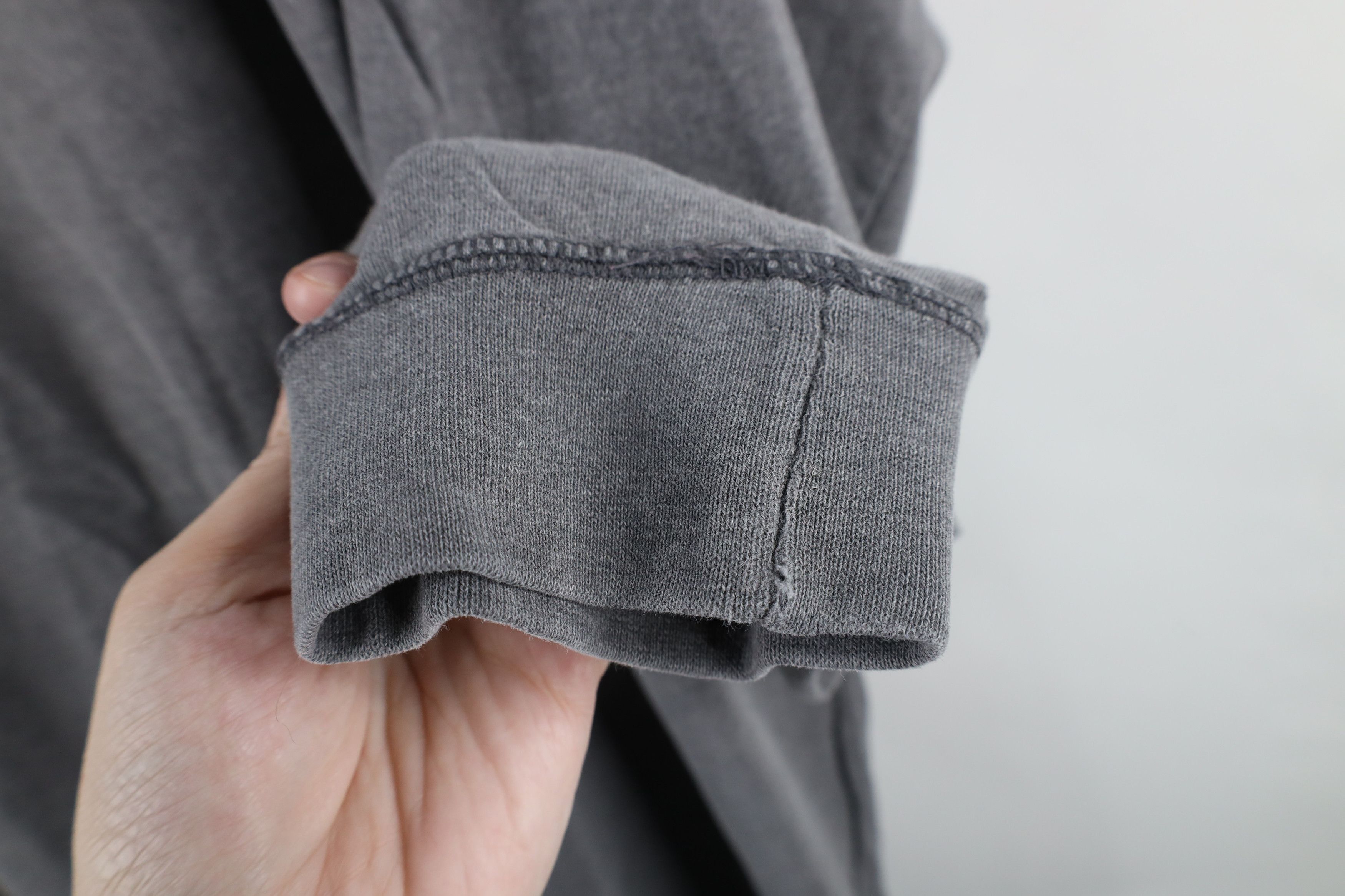 Vintage Vintage 90s Streetwear Blank Long Sleeve Henley T-Shirt Gray Size US XL / EU 56 / 4 - 5 Thumbnail