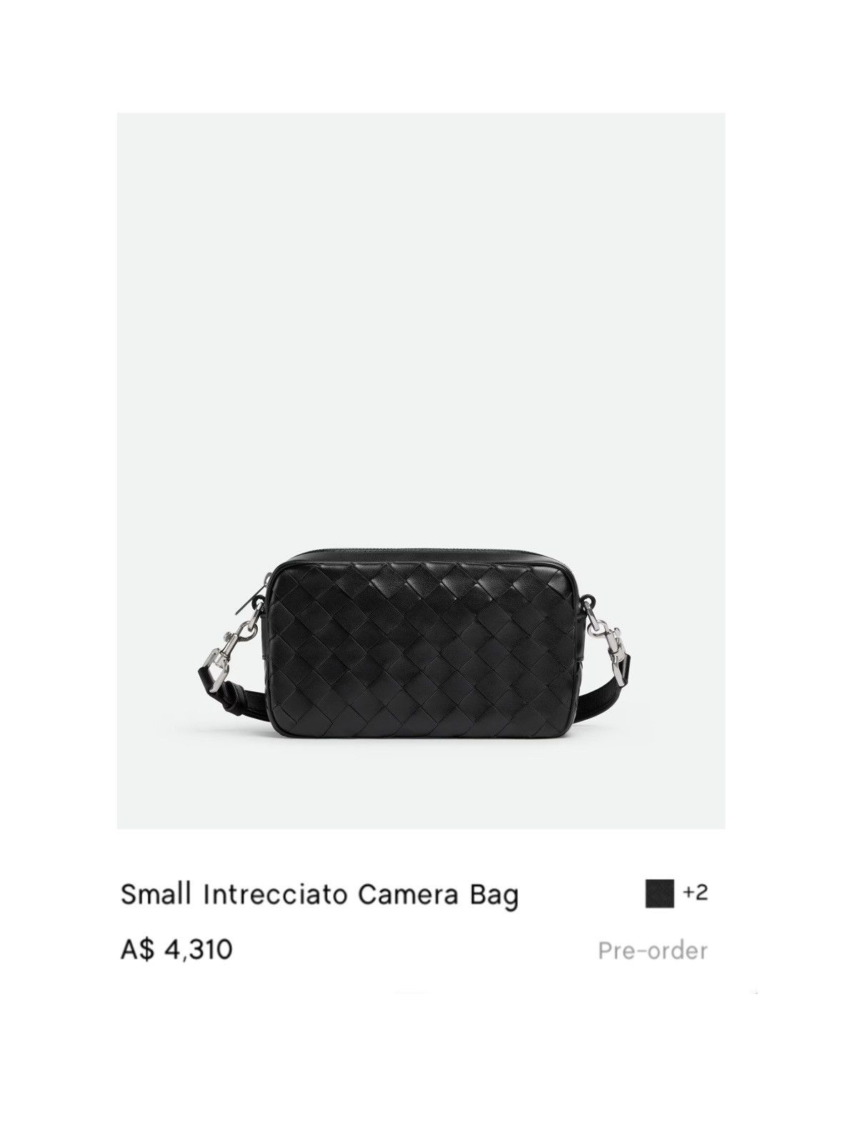 Bottega Veneta Small Intrecciato Camera Bag RRP $4310