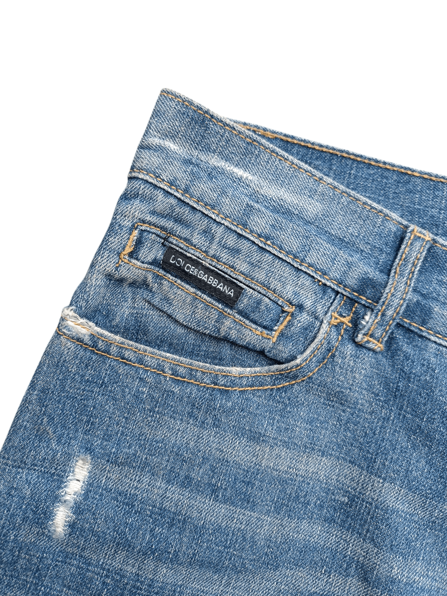 Dolce & Gabbana Dolce & Gabbana Distressed Denim Pants Size US 32 / EU 48 - 11 Thumbnail