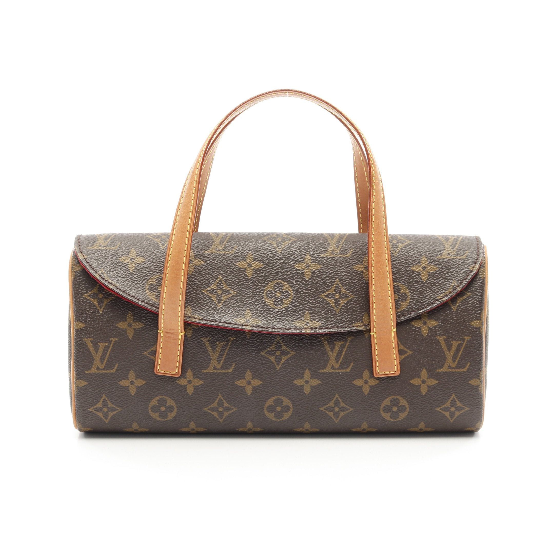 Louis Vuitton Louis Vuitton Sonatine Monogram Handbag Leather Brown Size ONE SIZE - 1 Thumbnail