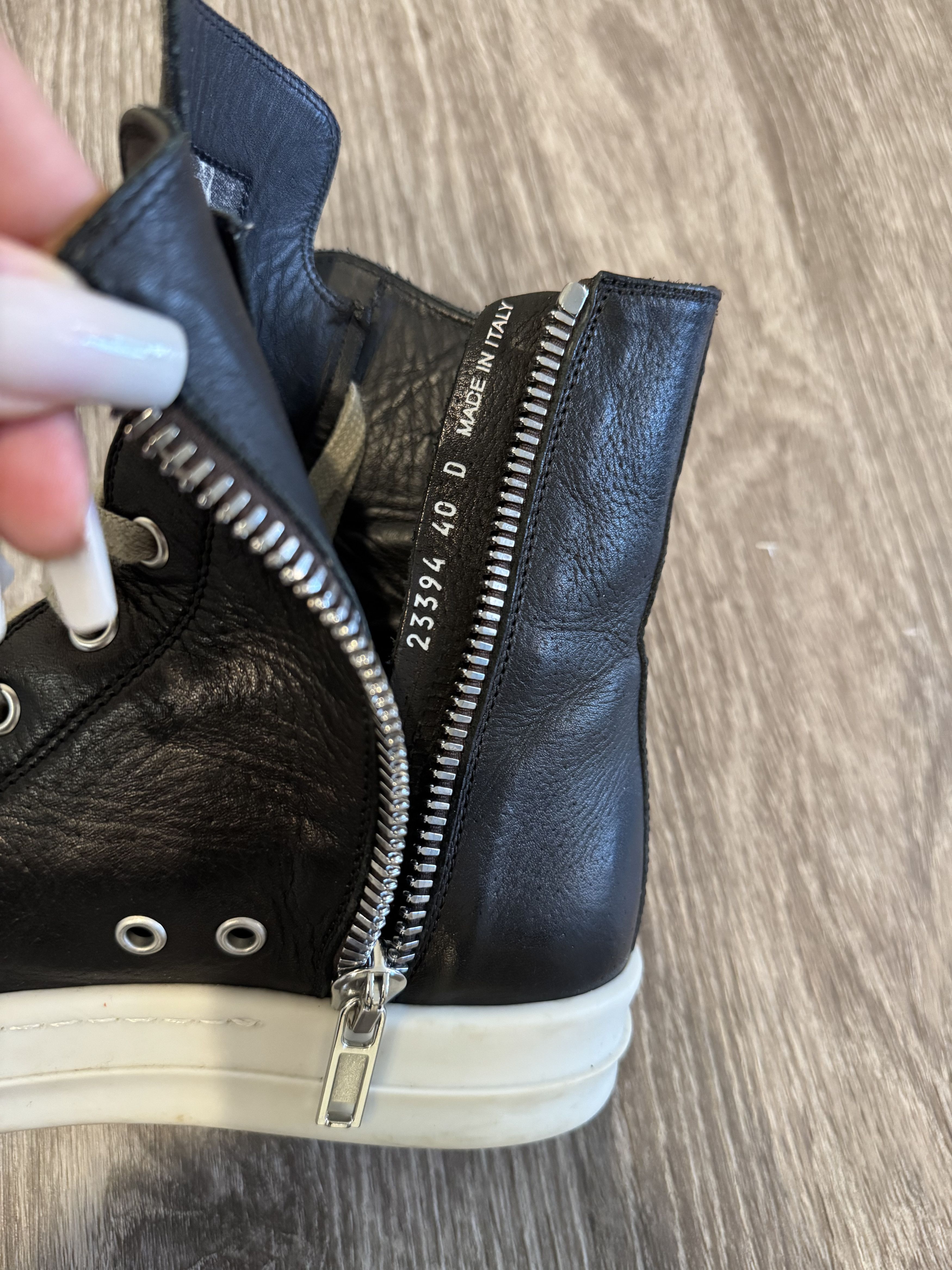 Rick Owens Black Concordians Sneakers Size US 9 / IT 39 - 4 Thumbnail