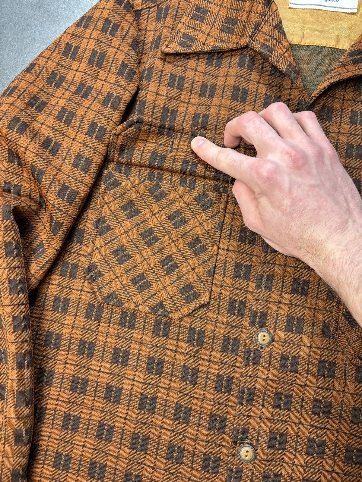 Original Penguin × Sears × Vintage 1970s Polyester Button Up Vintage Munsingwear Plaid Jacket Size US M / EU 48-50 / 2 - 6 Thumbnail