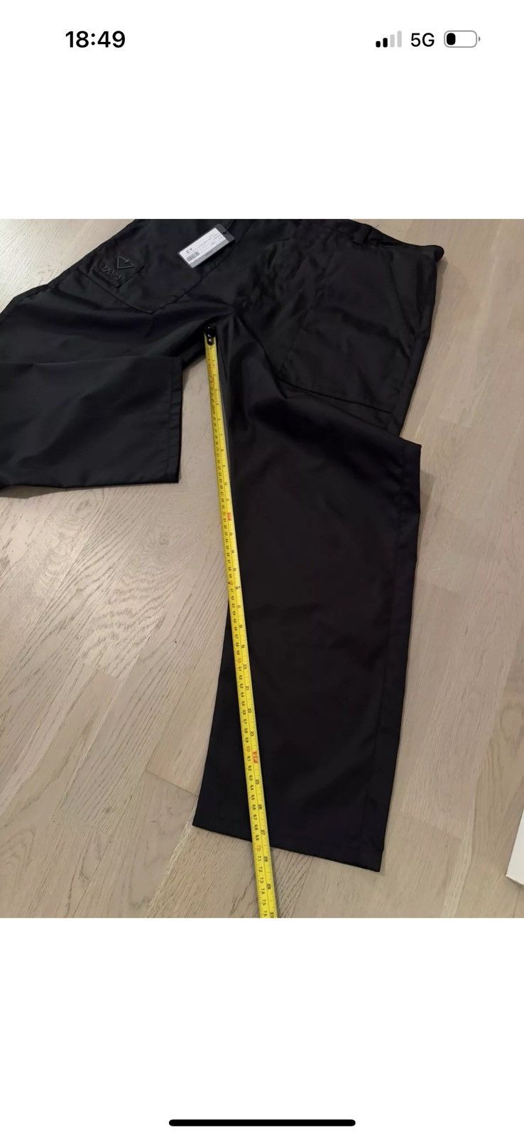 Prada PRADA nylon trousers STUDY REAL TAPE MEASUREMENTS IN PHOTIS Size US 32 / EU 48 - 6 Thumbnail