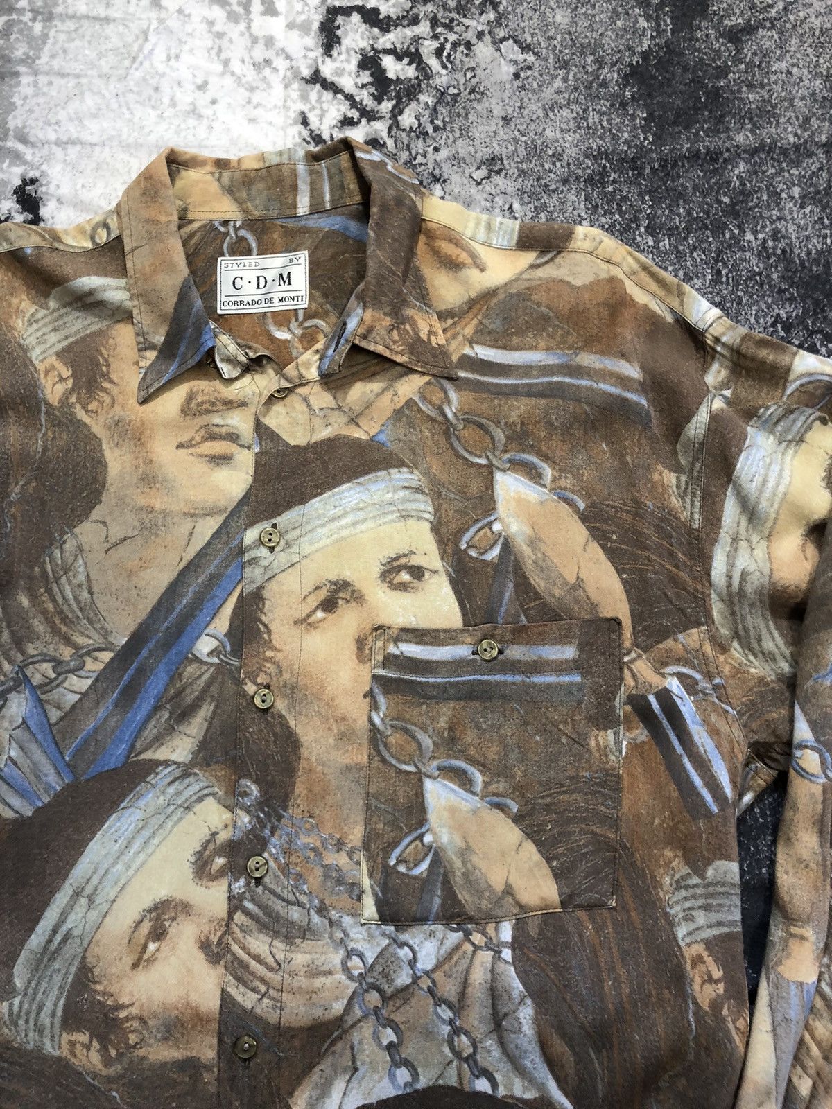 Hysteric Glamour × Japanese Brand 90,s Vintage Shirt Faces Y2K Size US L / EU 52-54 / 3 - 3 Thumbnail