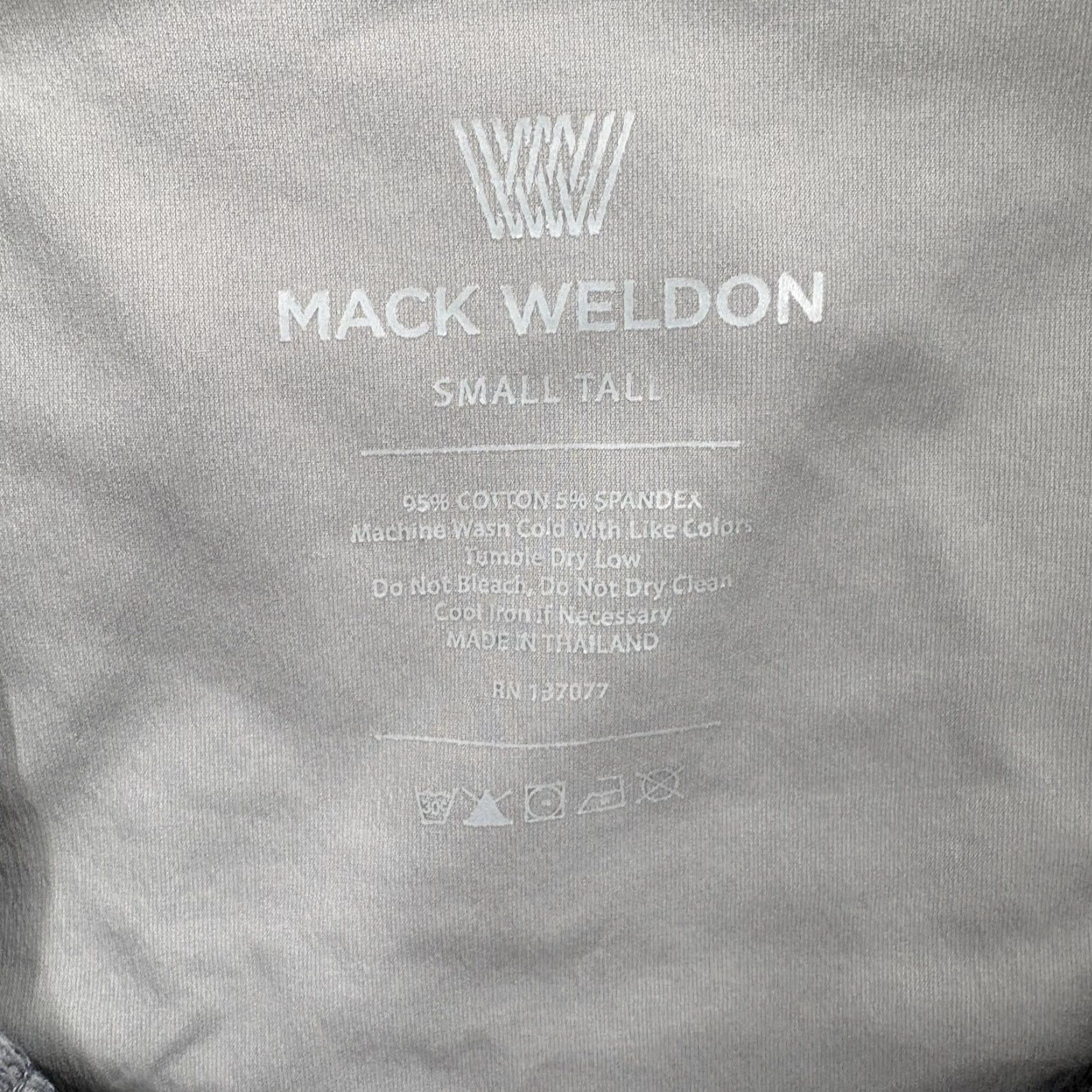 Vintage Mack Weldon Pants Mens Small Tall Gray Knit Joggers Sweatpants Lounge Gym Casual Size US 29 - 5 Thumbnail