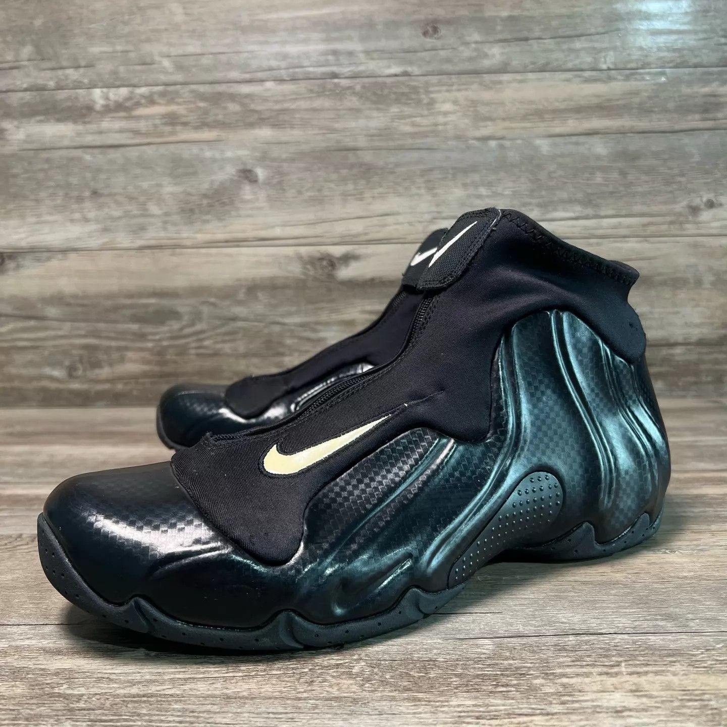 Nike Nike Air Flightposite 1 Carbon Black Size 43 Size US 9.5 / EU 42-43 - 1 Thumbnail