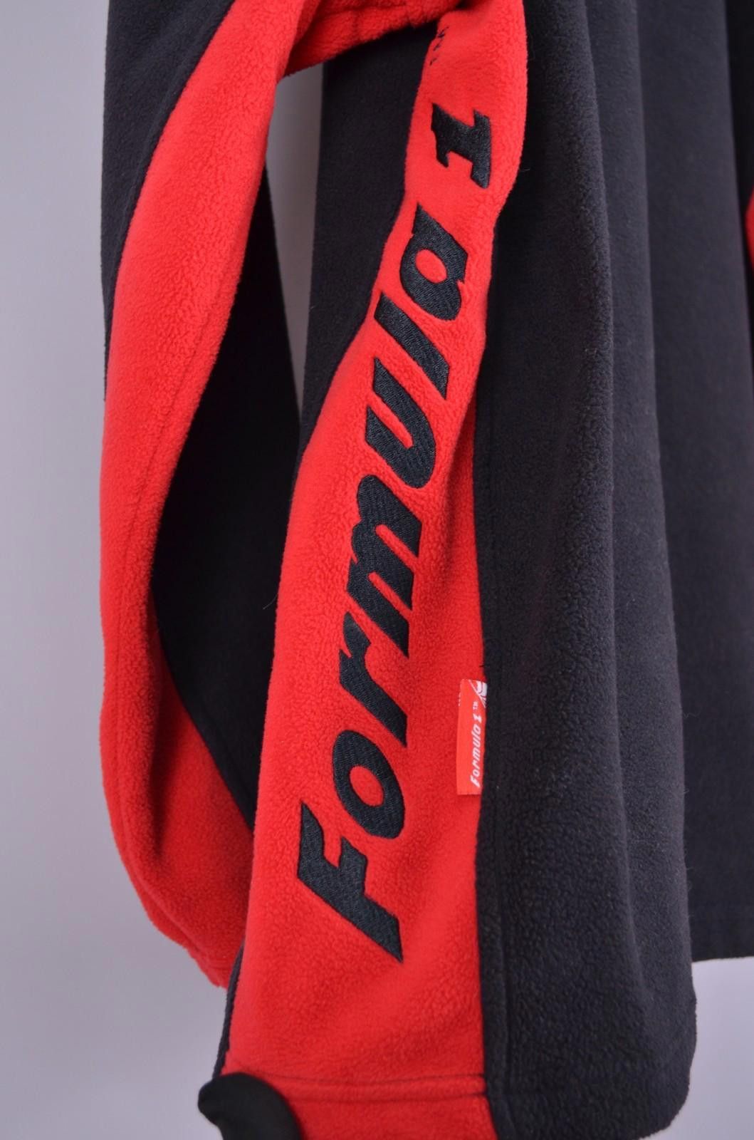 Formula 1 Mens Formula 1 1/4 Zip Black/Red Fleece Embroided Logo Sz L Size US L / EU 52-54 / 3 - 11 Thumbnail