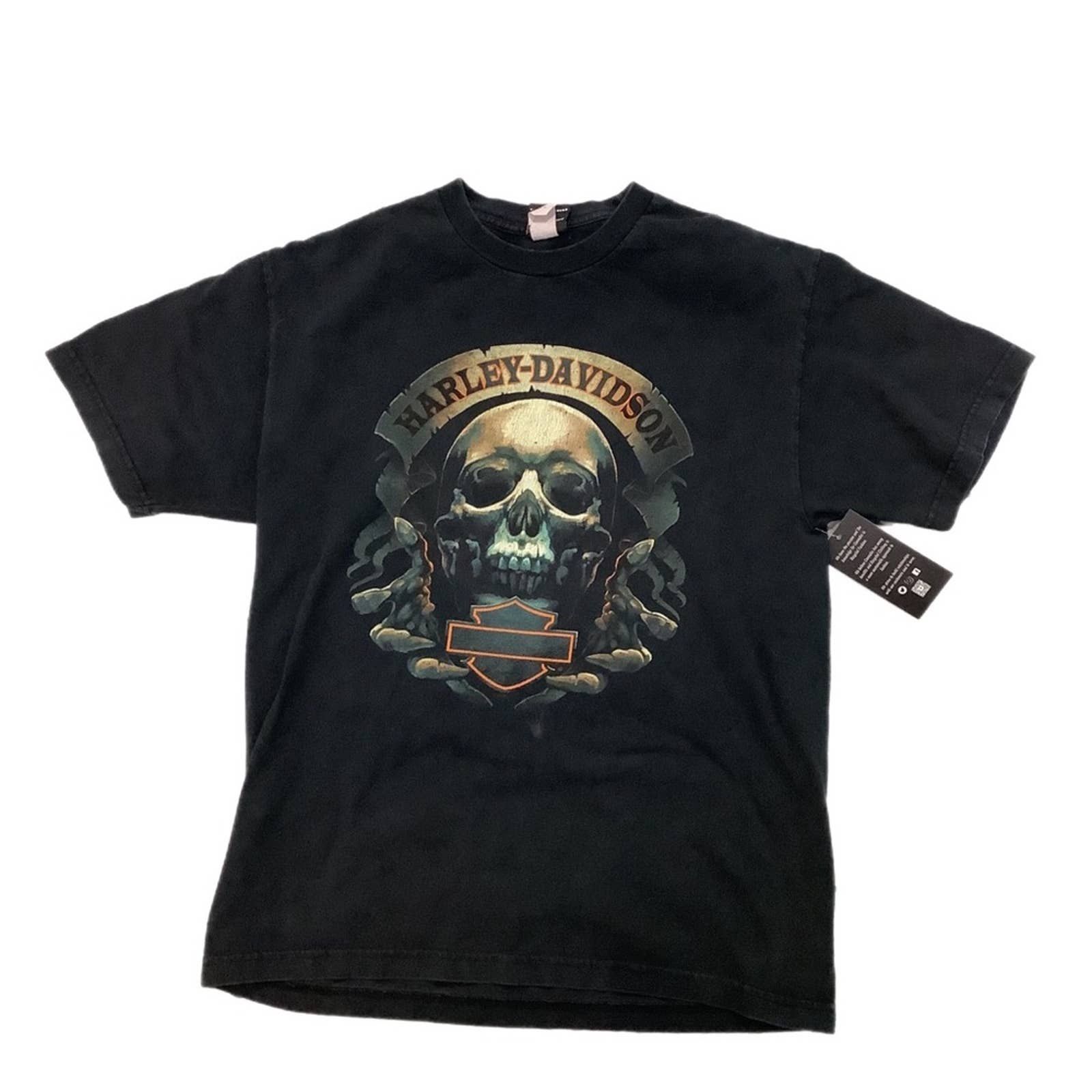 Harley Davidson Vtg black Harley Davidson Portland, Oregon t-shirt ...