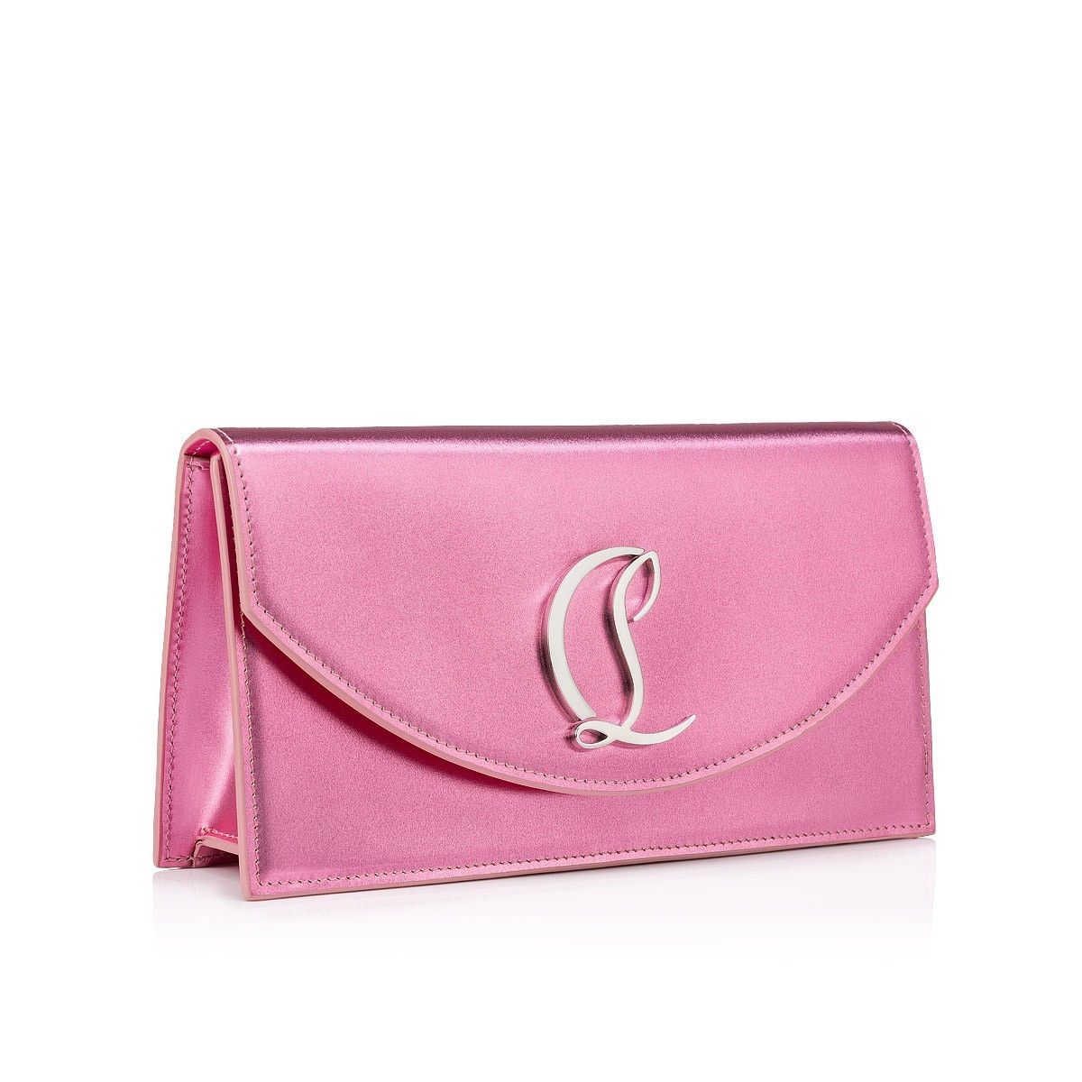 Christian Louboutin oc11z0525 Loubi54 Calf Laminato in Pink Size ONE SIZE - 2 Thumbnail