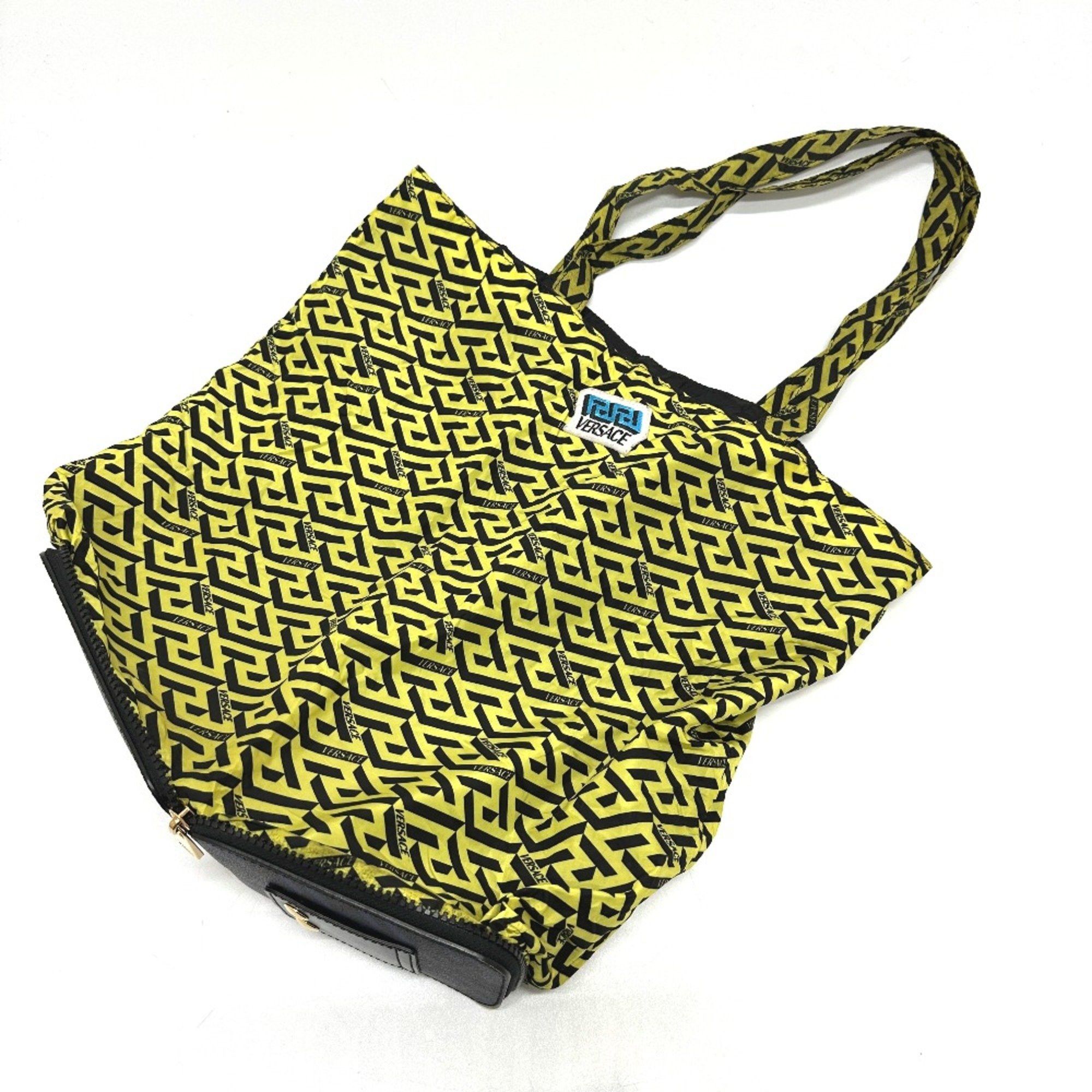 Versace Versace bag eco bag Shoulder Bag Shoulder Bag Tote Bag blue yellow Size ONE SIZE - 1 Thumbnail