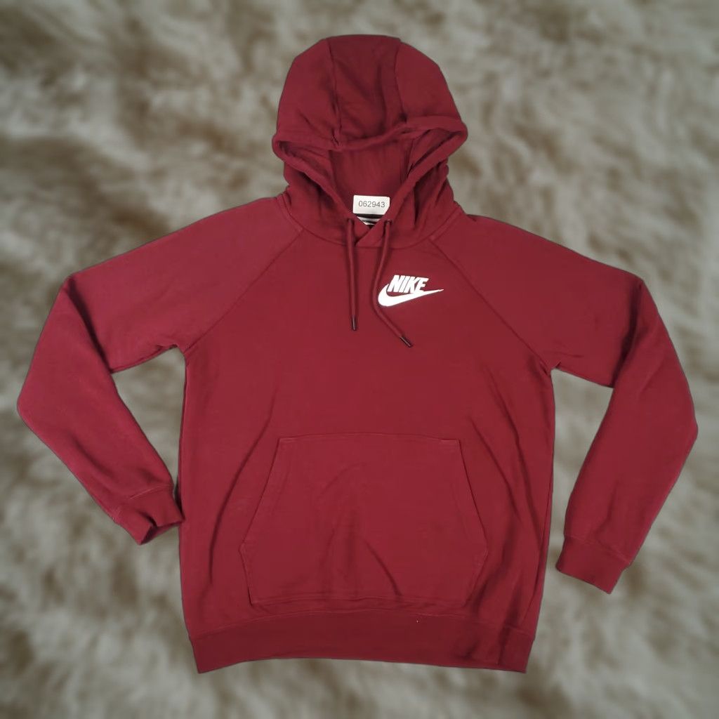 Nike Nike Sweater Mens Size Small Red Swoosh Pullover Hoodie Sweatshirt Size US S / EU 44-46 / 1 - 1 Thumbnail