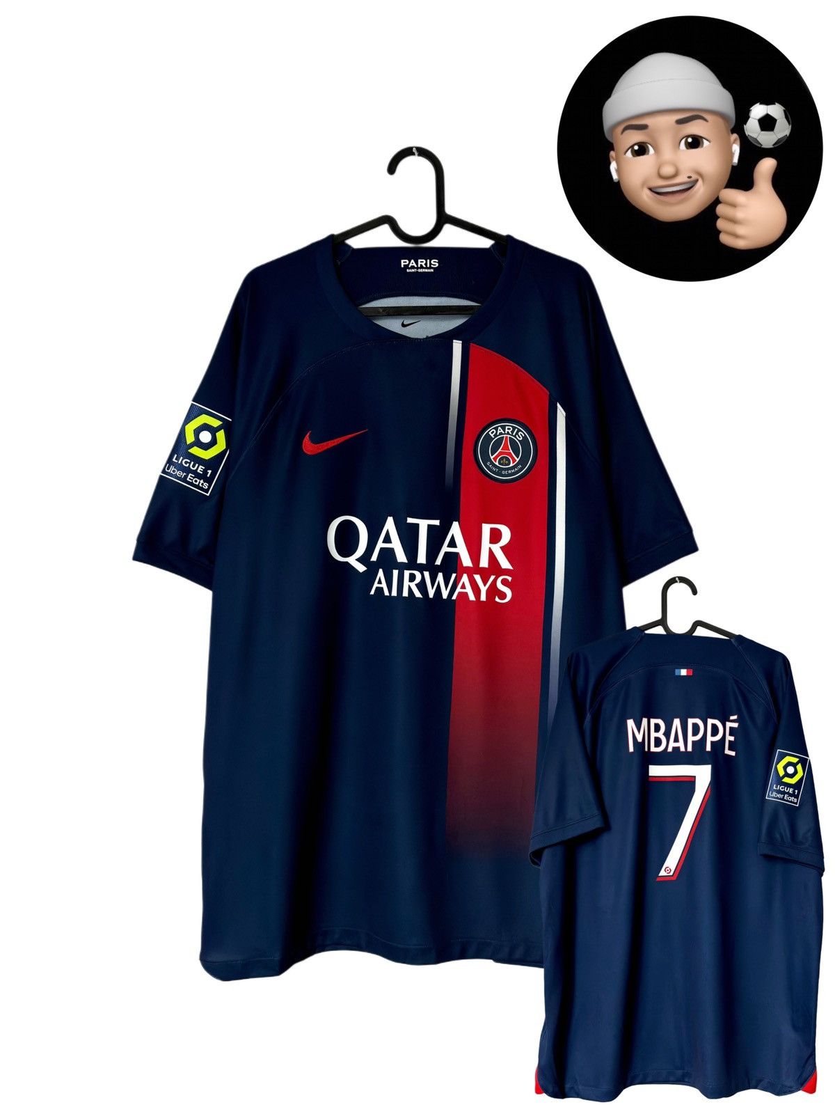 2023 2024 PSG Paris Mbappe Nike Home Kit Soccer Jersey Shirt