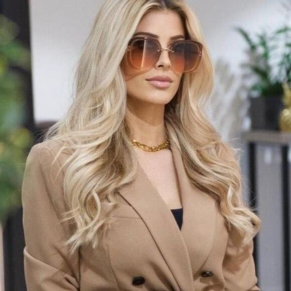Dior New Dior ULTRADIOR SU B0D2 Sunglasses - Gold Frame Size ONE SIZE - 3 Thumbnail