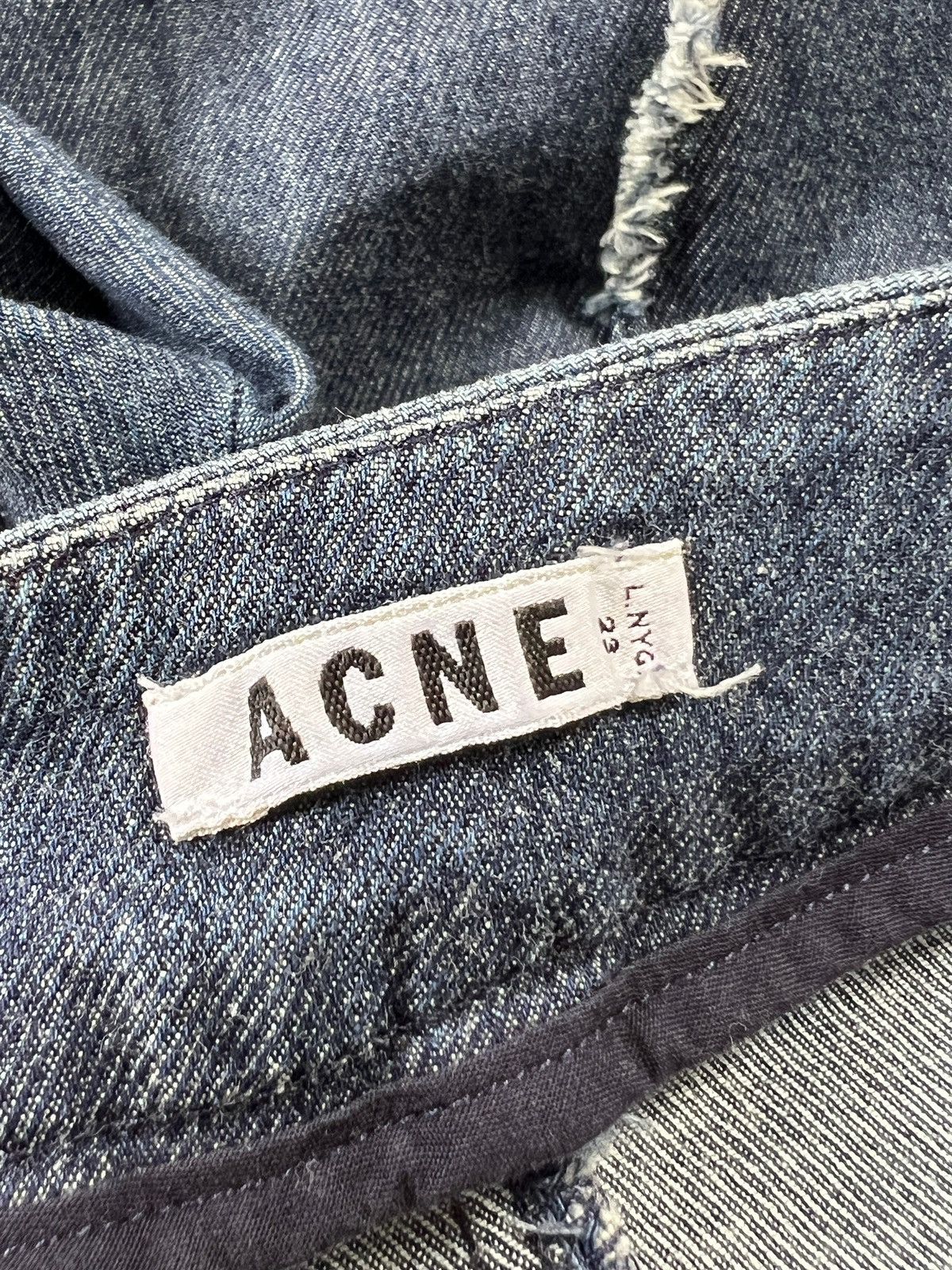 Acne Studios Acne SS13 Ripped Line Detail Stretch Denim Pants Size 31" - 9 Thumbnail
