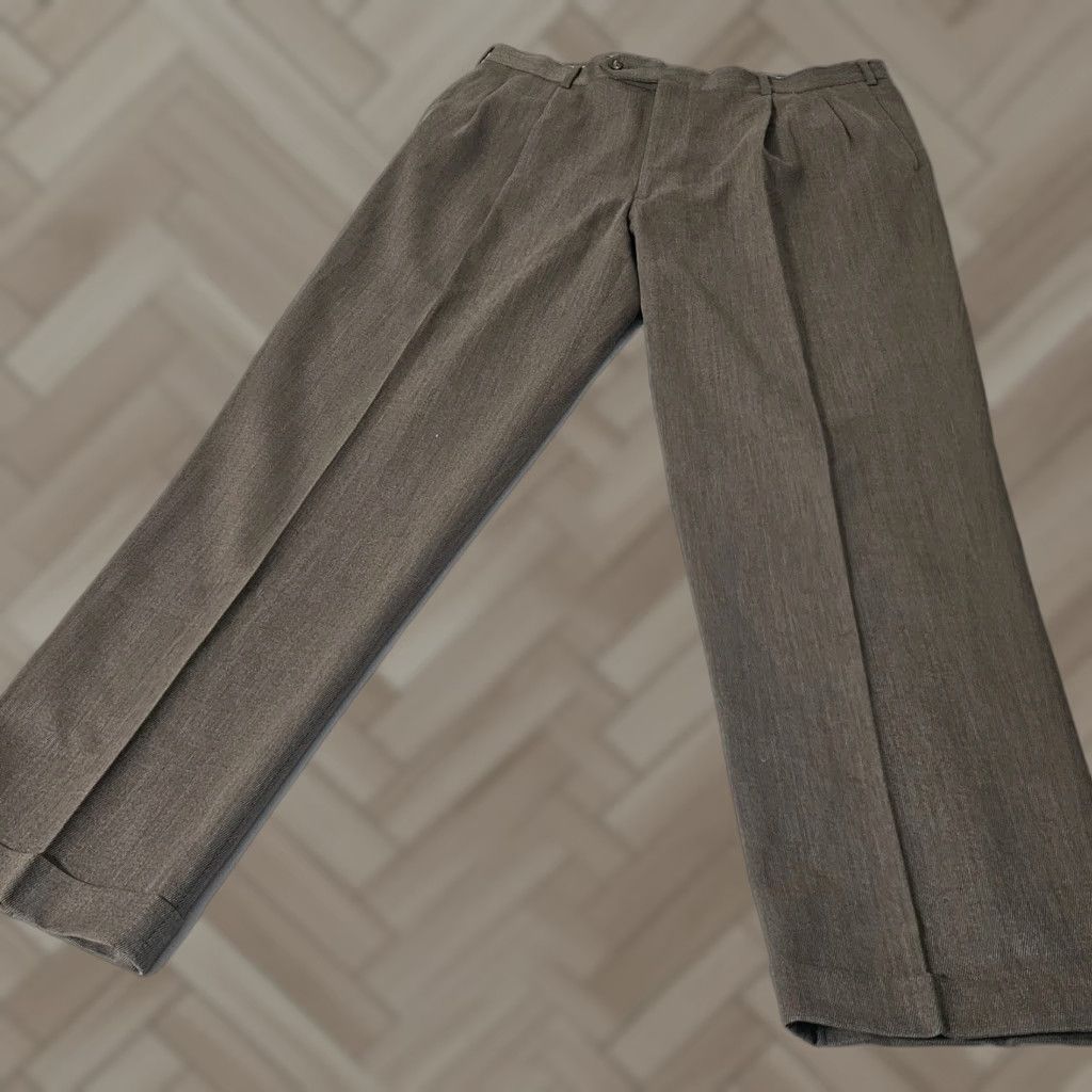 Brooks Brothers Brooks Brothers 346 Dress Pants Mens 38x33 Wool Solid Brown Regular Straight Zip Button EUC Size US 38 / EU 54 - 1 Thumbnail