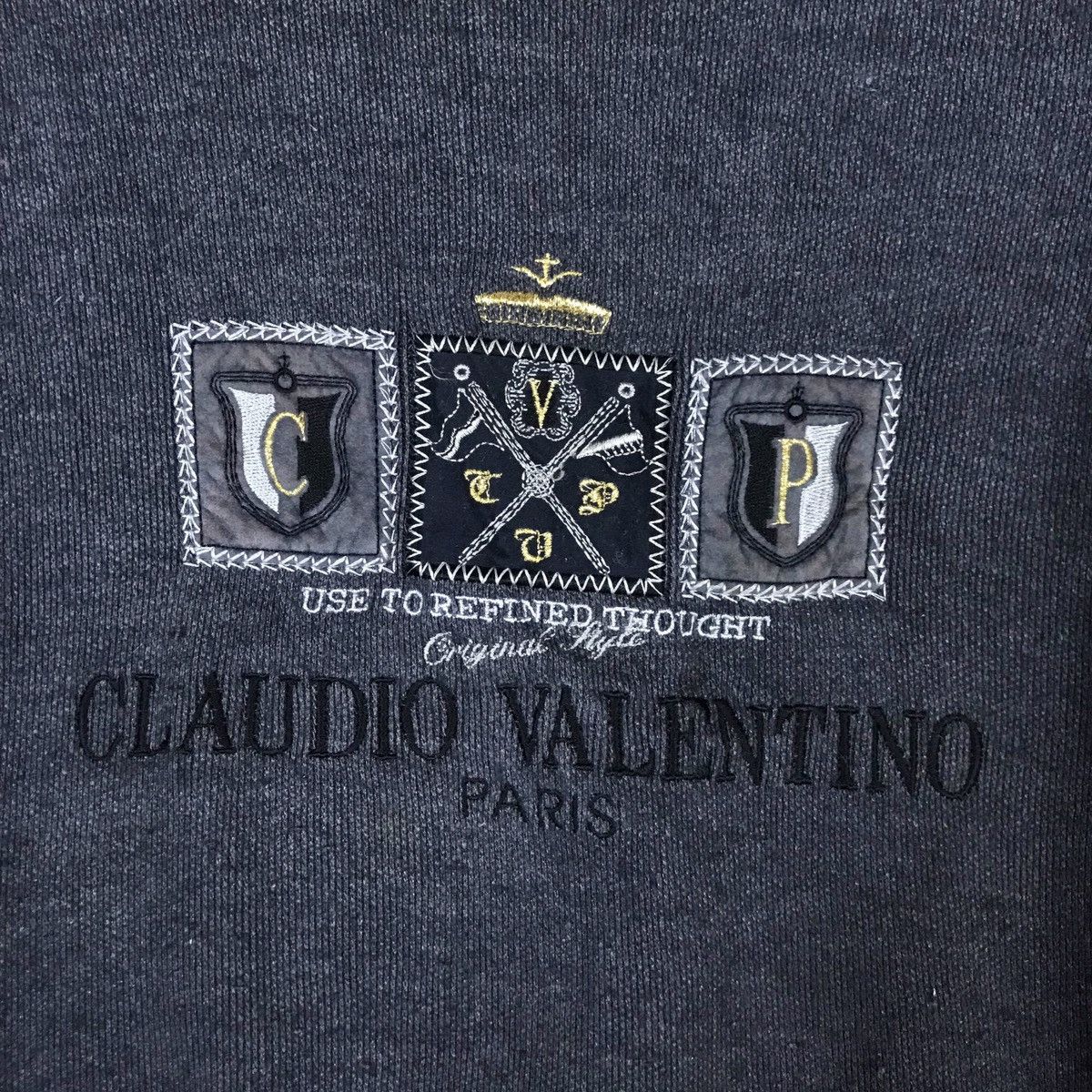 Vintage Vintage Claudio Valentino Pullover Jumper Sweatshirt Size US XL / EU 56 / 4 - 3 Thumbnail