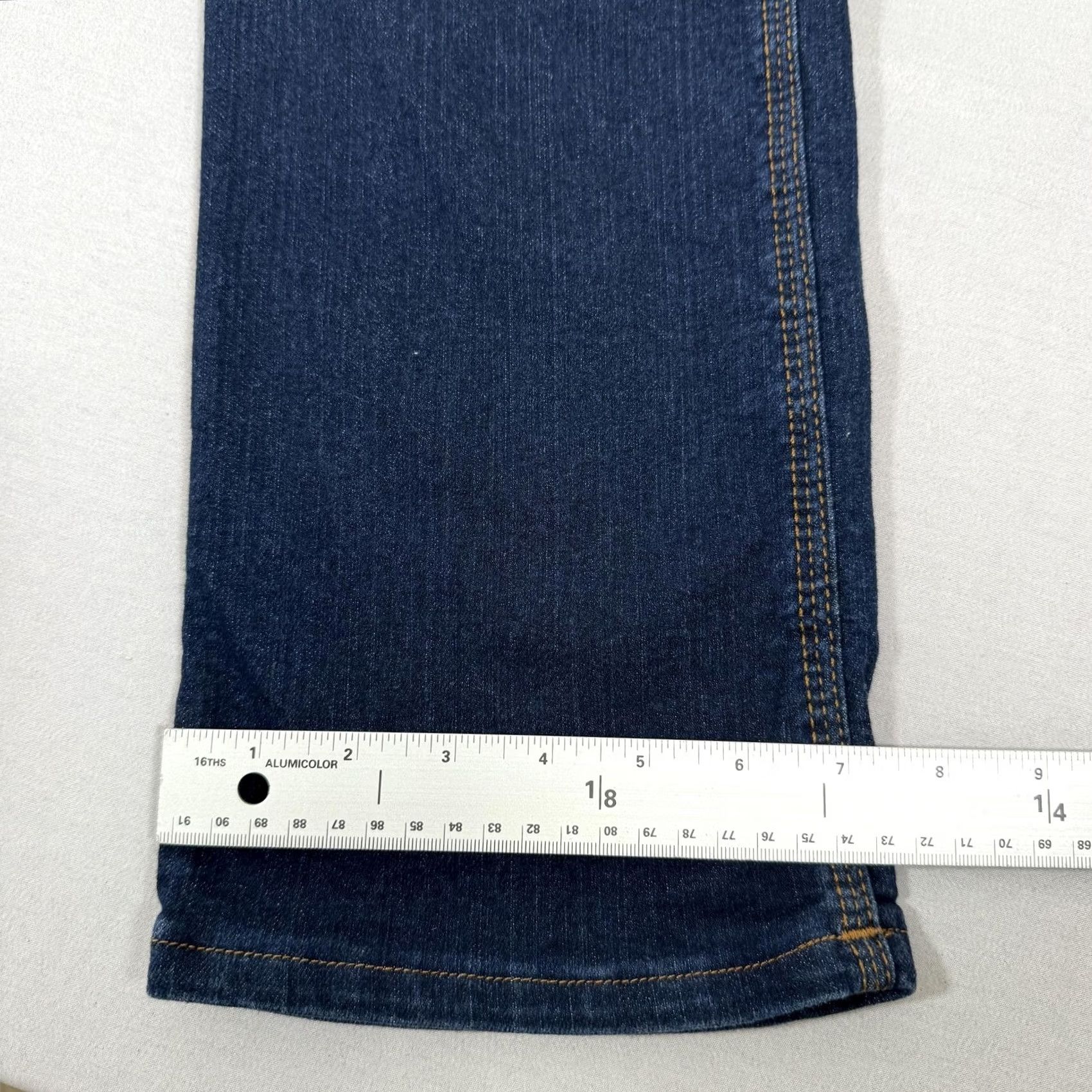 Vintage Origin Jeans Men 32x32 Blue Slim Straight Fit Stretch Denim Pants USA Made Size US 32 / EU 48 - 5 Thumbnail