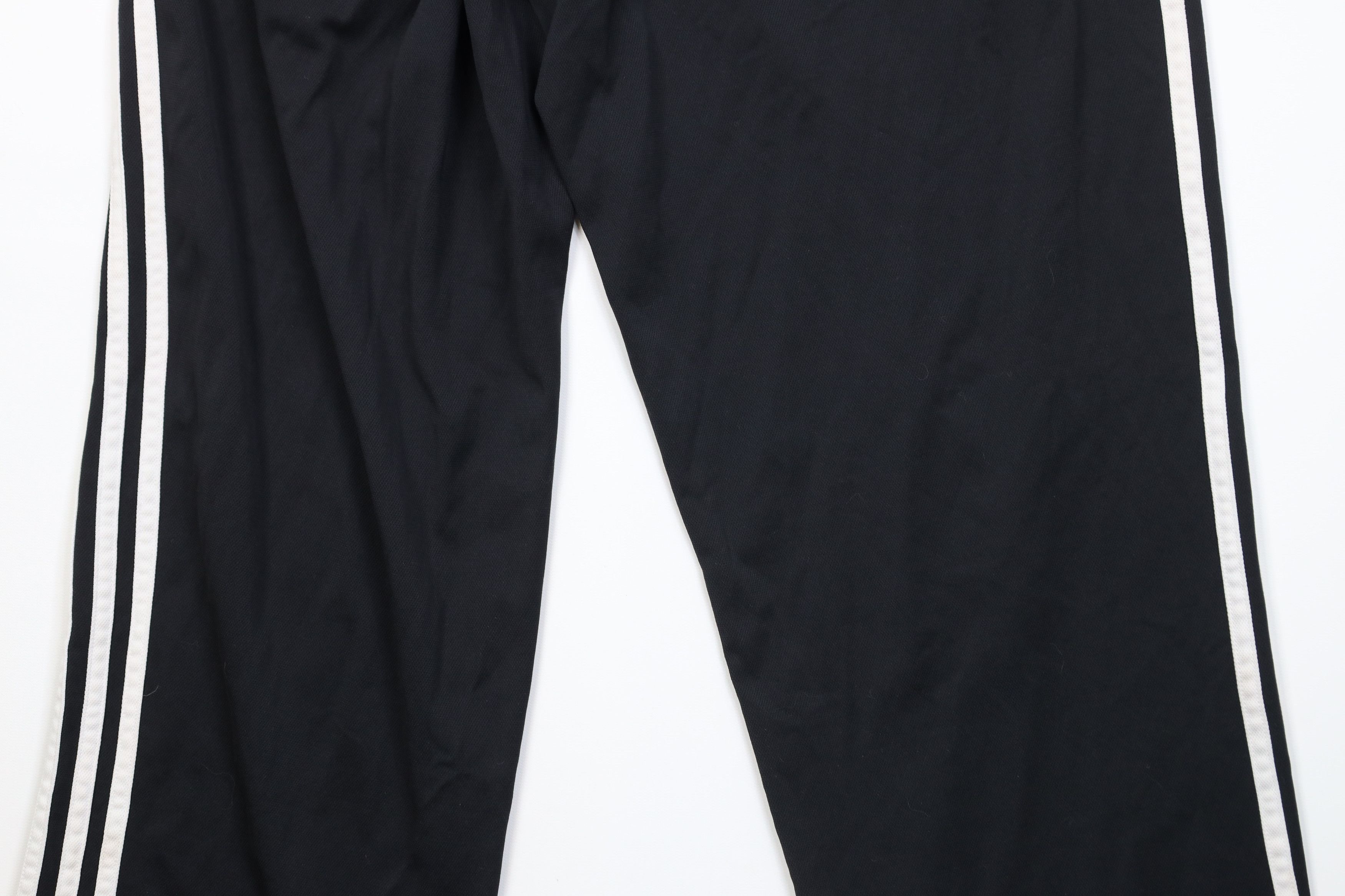 Adidas Vintage Y2K Adidas Spell Out Striped Wide Leg Pants Black Size US 34 / EU 50 - 11 Thumbnail