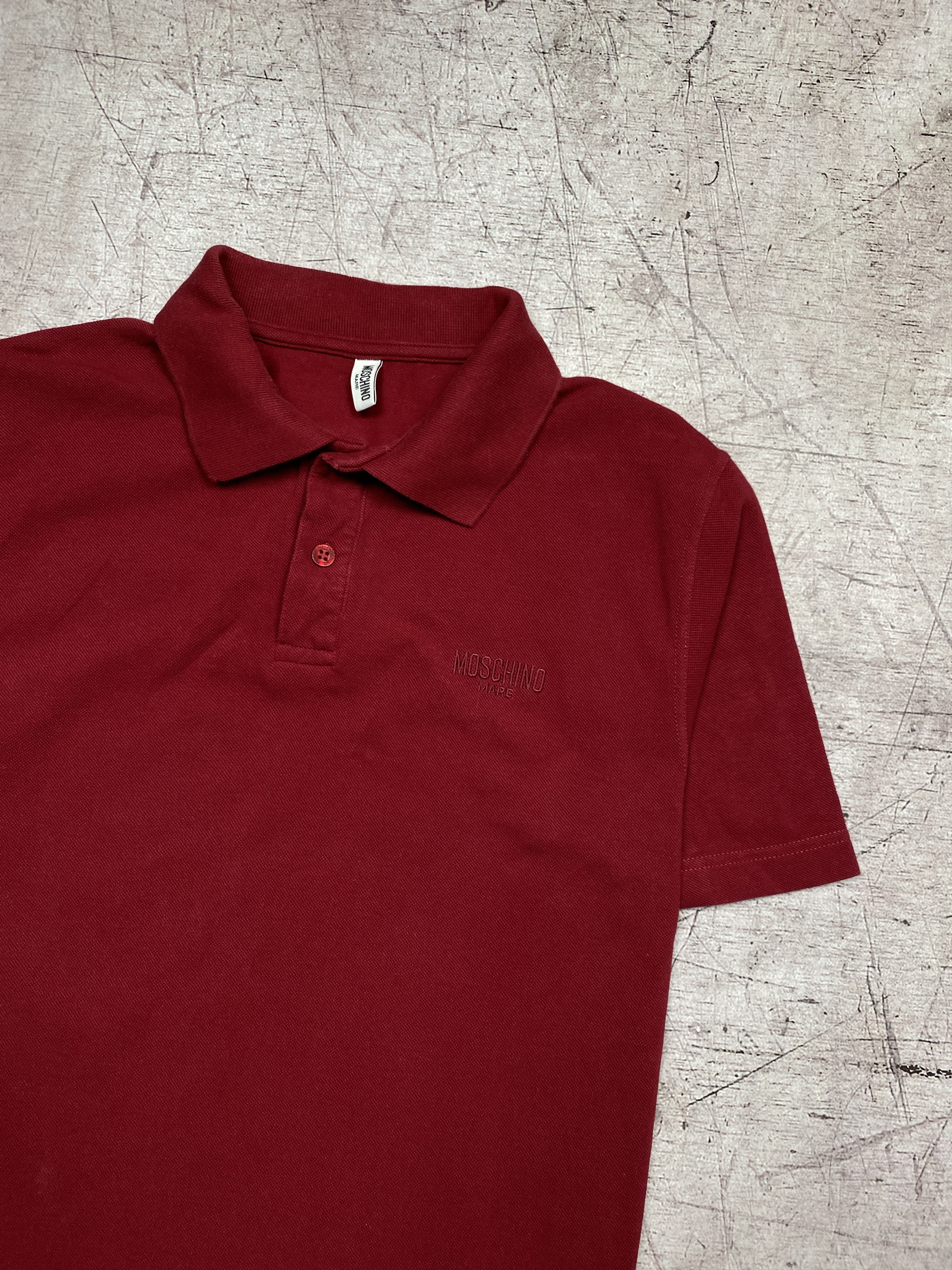 Moschino × Vintage Moschino Mare Vintage Mens Polo Shirt Size US XL / EU 56 / 4 - 2 Thumbnail