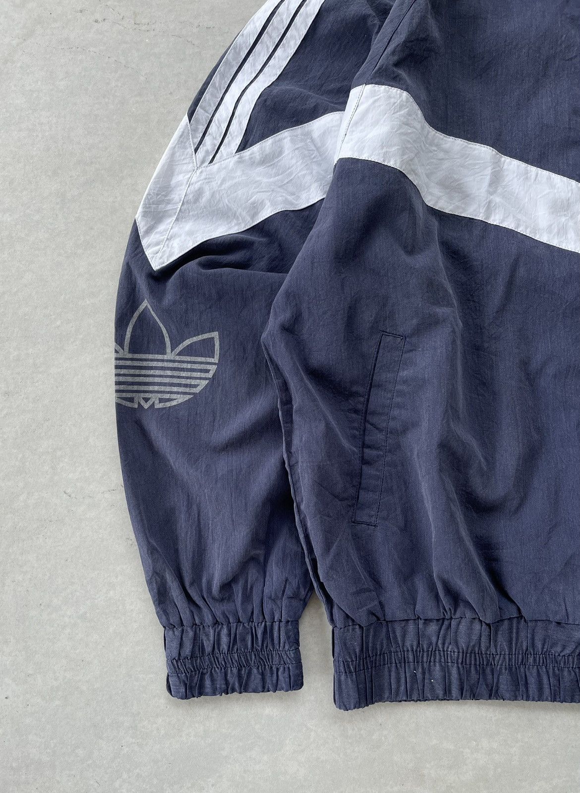 Adidas × Fucking Awesome 🔥Vintage Adidas Trefoil Embroidered Logo Jacket Size US L / EU 52-54 / 3 - 4 Thumbnail
