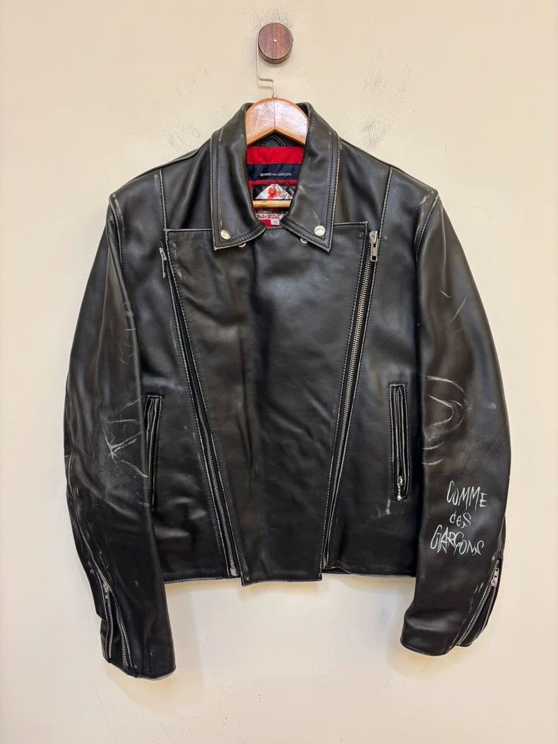 Comme des Garçons Leather Jacket Collaboration