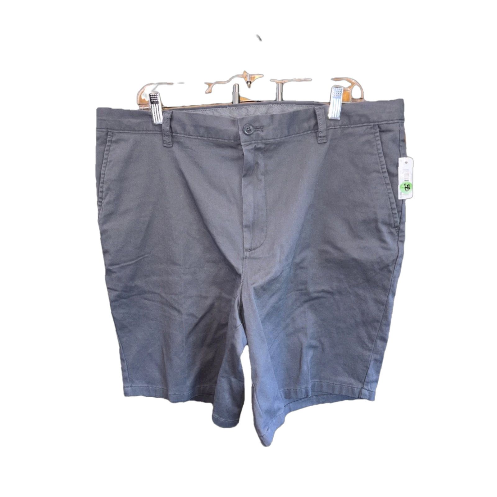 Essentials Amazon Essentials Gray Shorts Chino Flat Front 38” Pockets Zip Regular Men Shortes? Size US 38 / EU 54 - 1 Thumbnail