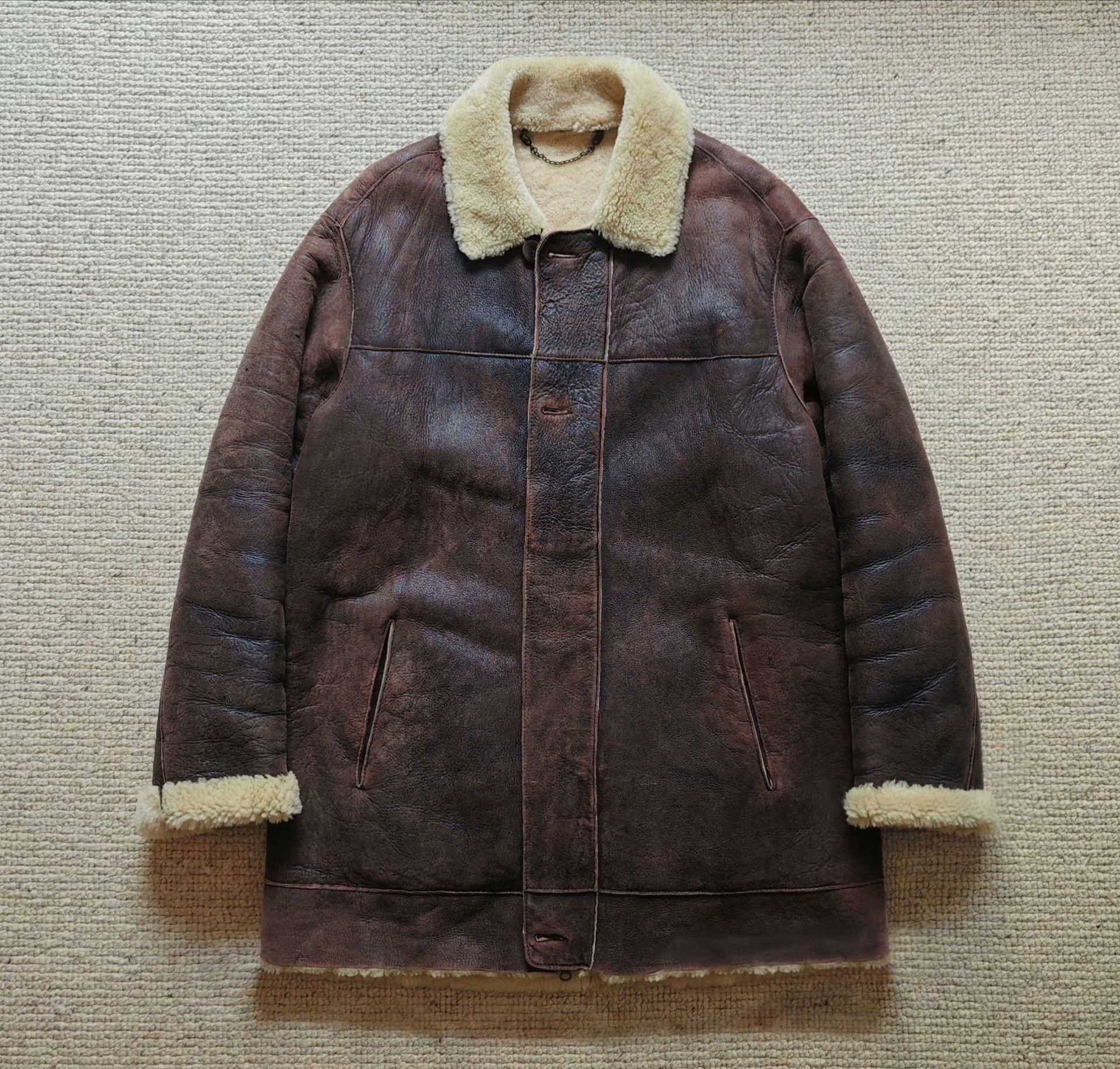 Timberland Timberland Sheepskin Fur Coat Size US M / EU 48-50 / 2 - 1 Thumbnail