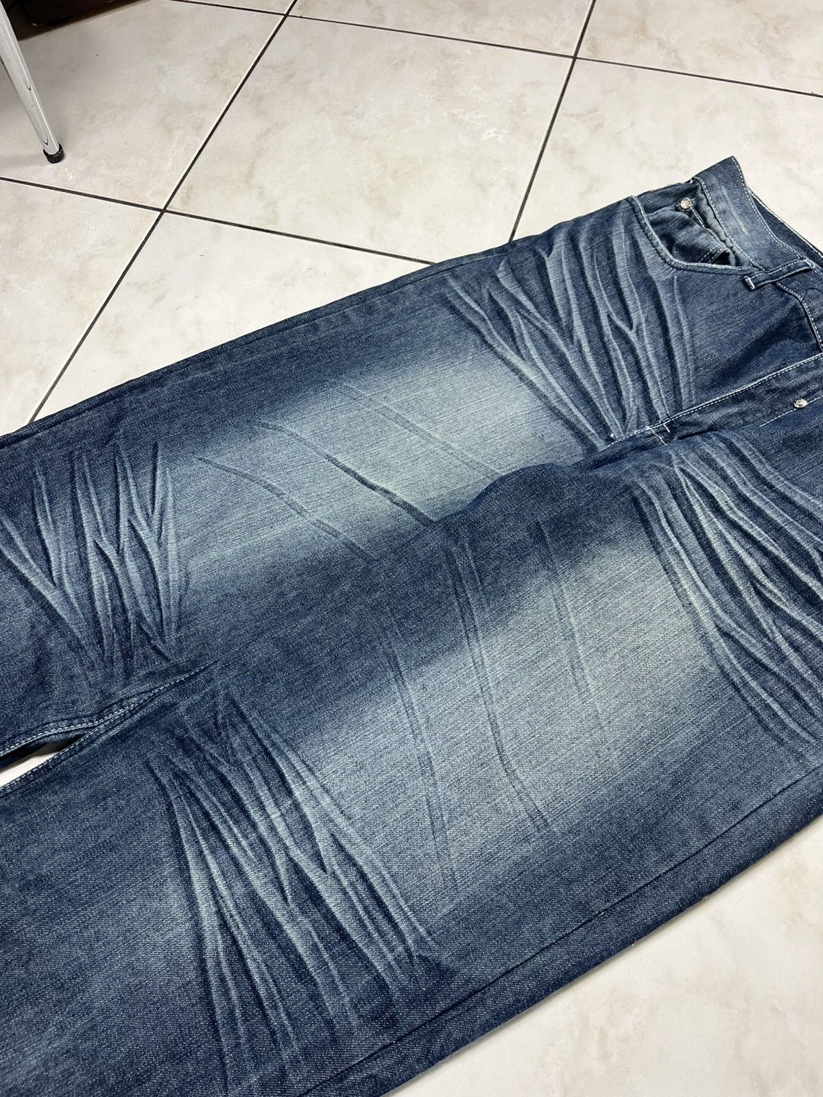 Makaveli × Vintage Vintage Makaveli Tupac 2pac baggy y2k distressed denim jeans Size US 38 / EU 54 - 9 Thumbnail