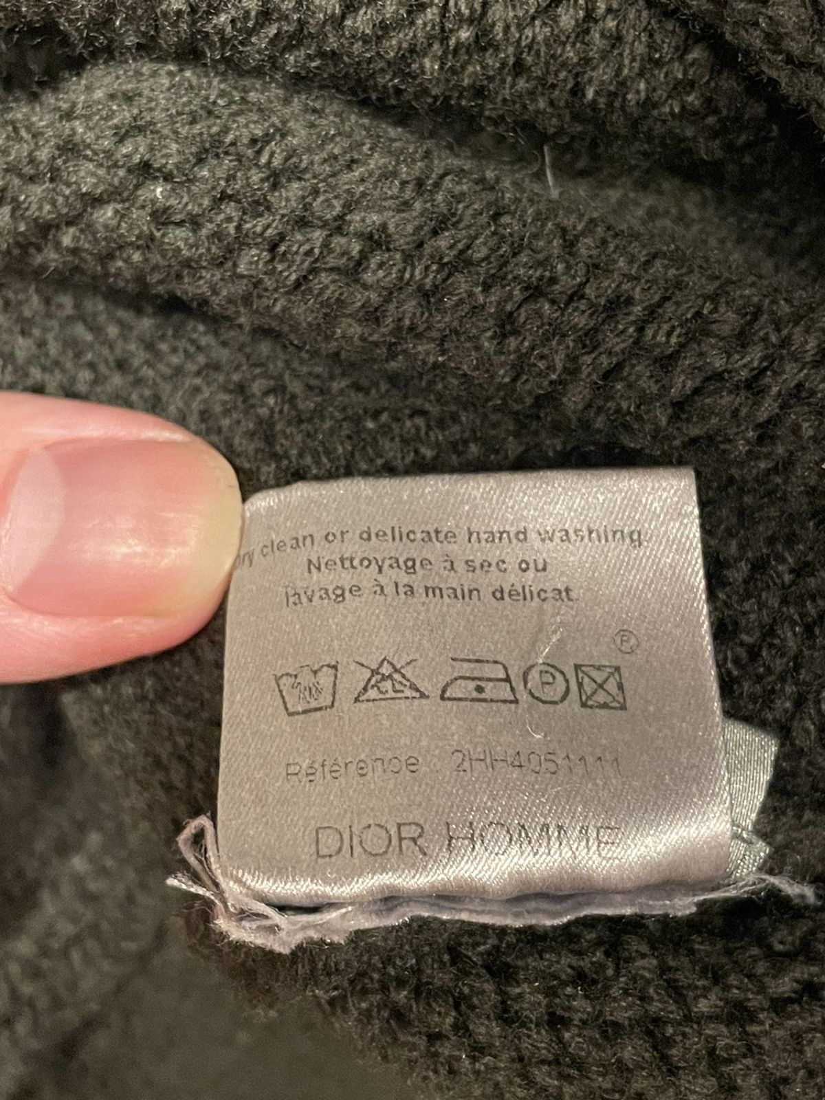 Dior × Hedi Slimane Dior Homme FW 2002 “Reflexion” Chain Turtleneck Size US M / EU 48-50 / 2 - 9 Thumbnail
