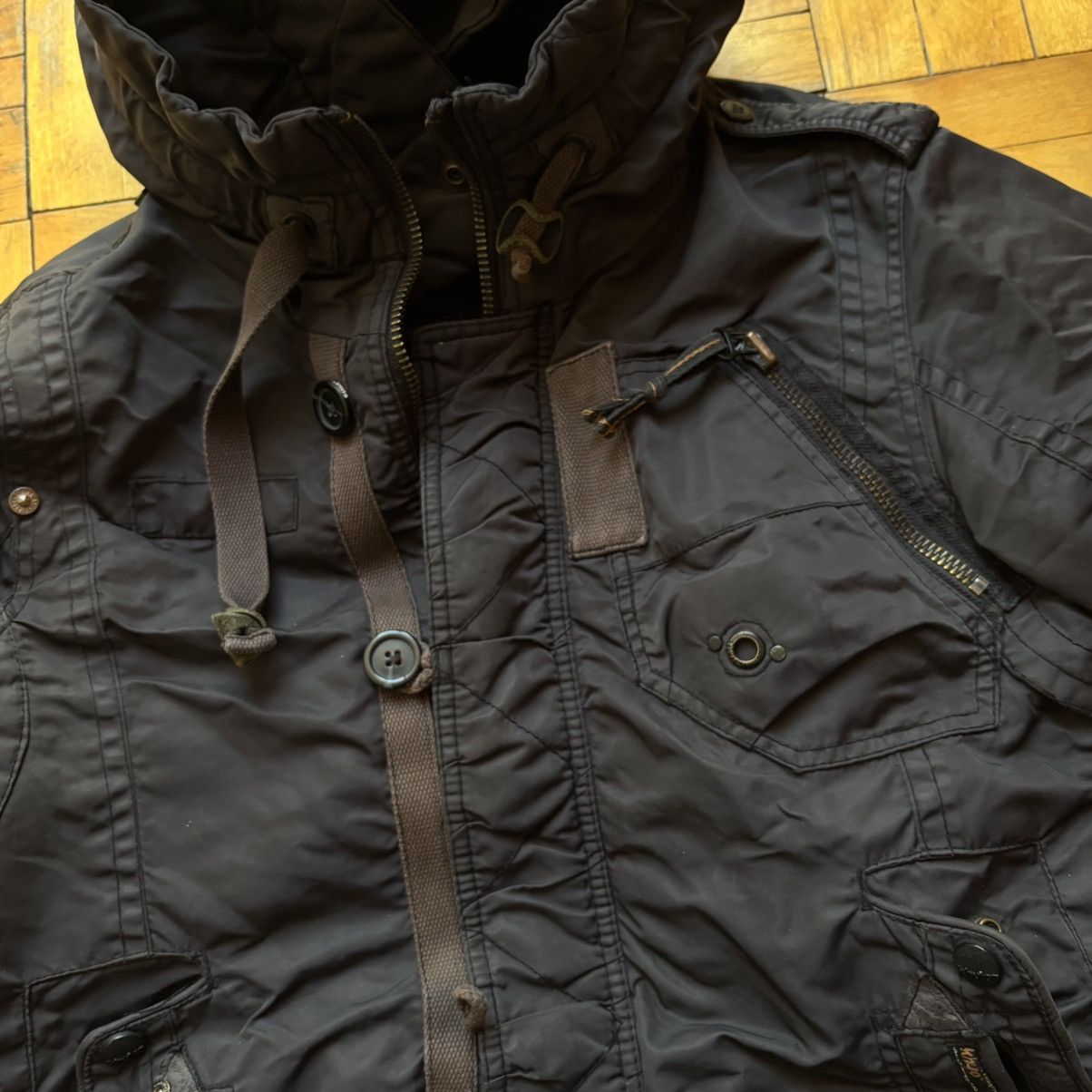 G-Star Vintage Japanese Khujo Double Hood Multi-pocket Jacket Size US M / EU 48-50 / 2 - 3 Thumbnail