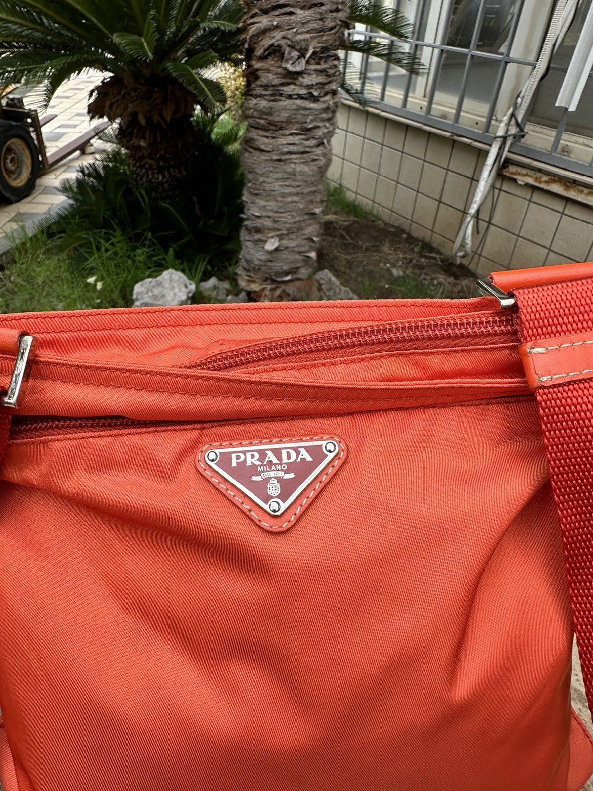 Prada Prada Nylon Bag Peach Size ONE SIZE - 4 Thumbnail