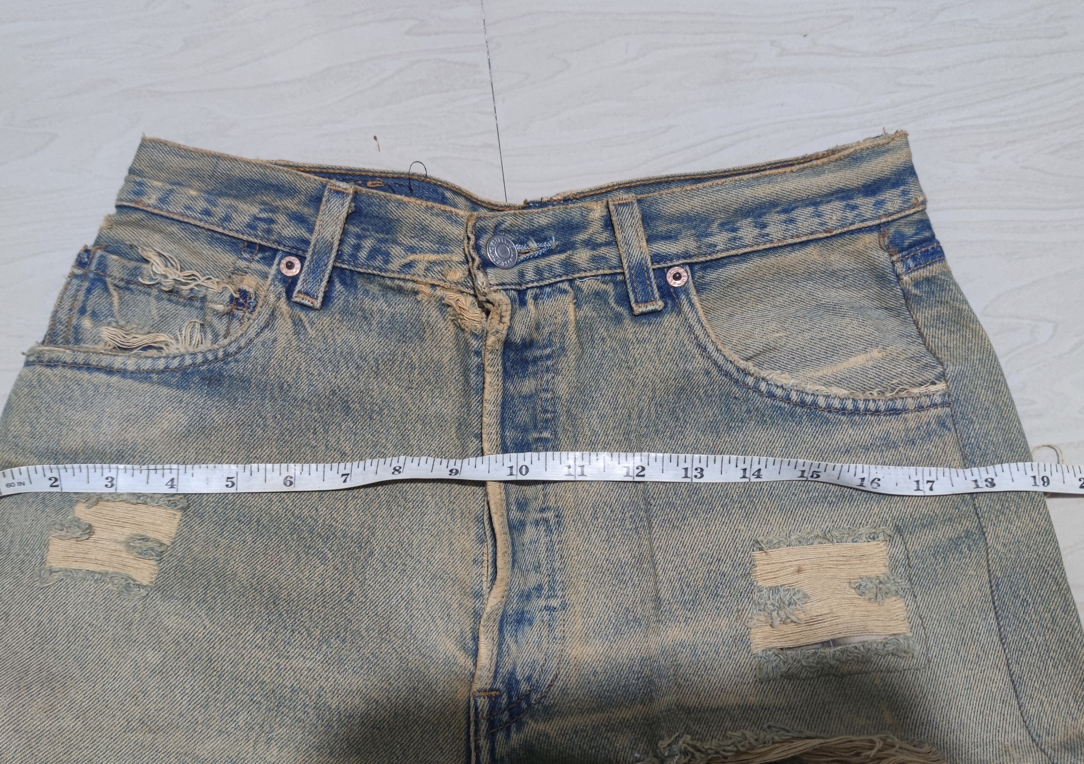Levi's 60s big E distressed Levis 501 Size US 30 / EU 46 - 13 Thumbnail