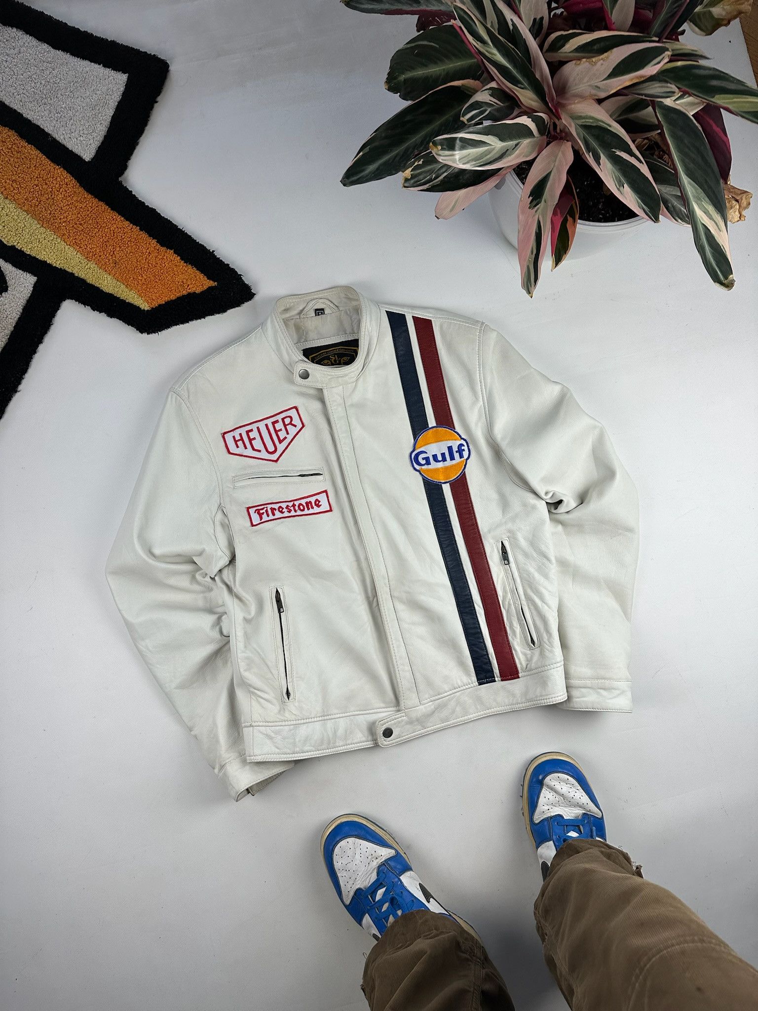 Formula 1 Vintage Dakota Heuer Gulf Formula Racing Jacket Hype Size US M / EU 48-50 / 2 - 13 Thumbnail